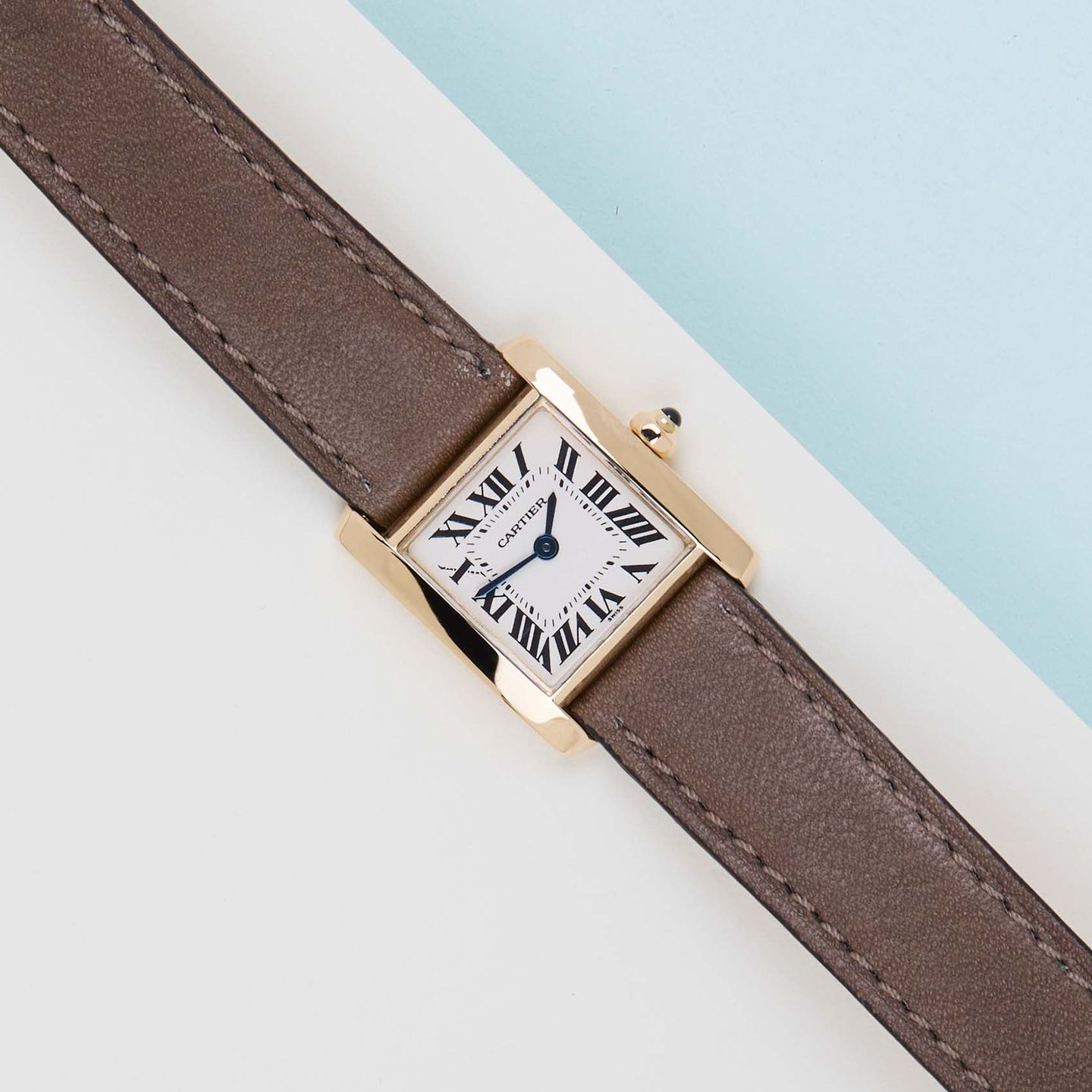 Cartier Tank Française W5000256 (1997) - 20 mm Yellow Gold case (1/8)