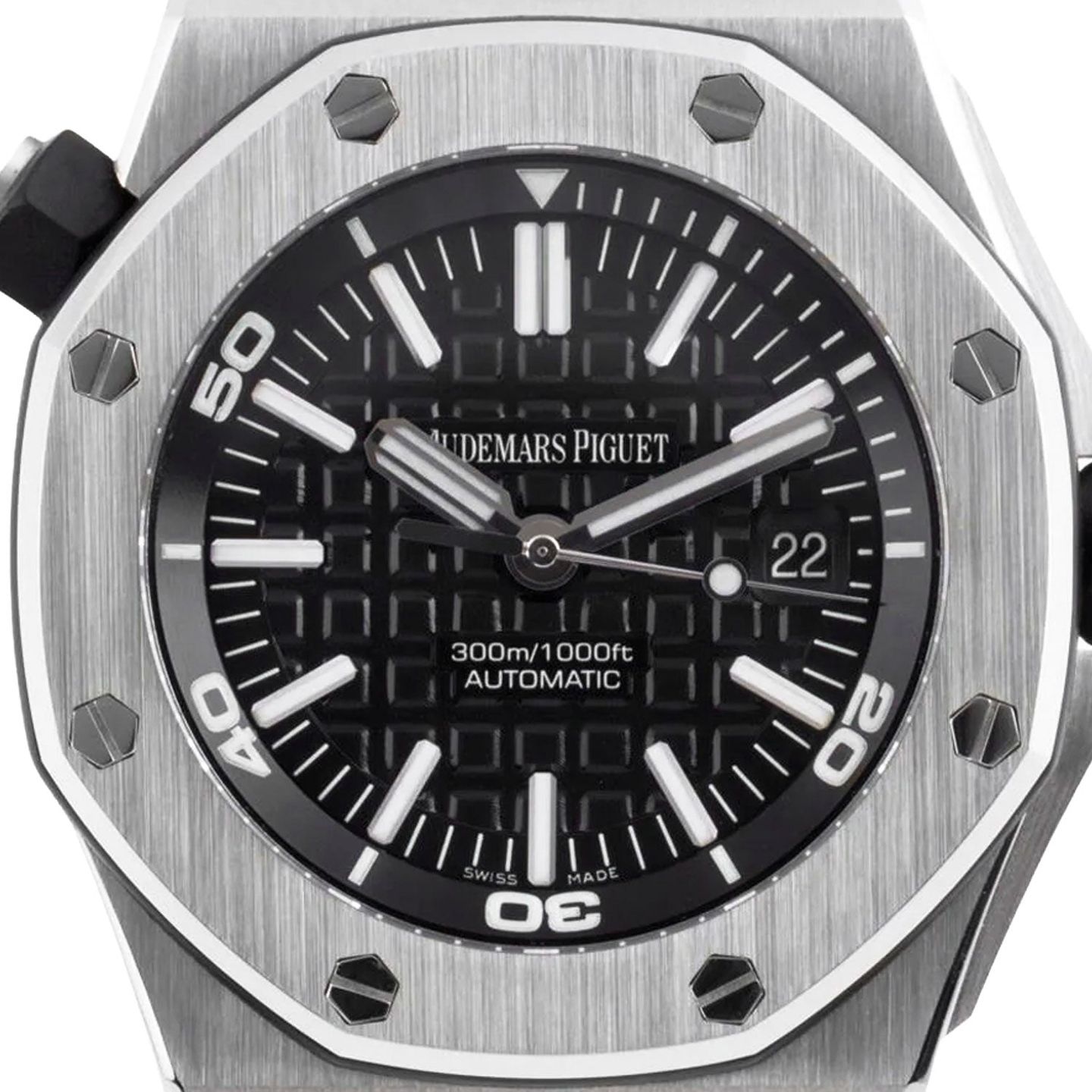 Audemars Piguet Royal Oak Offshore Diver 15703ST.OO.A002CA.01 (2010) - Black dial 42 mm Steel case (2/4)
