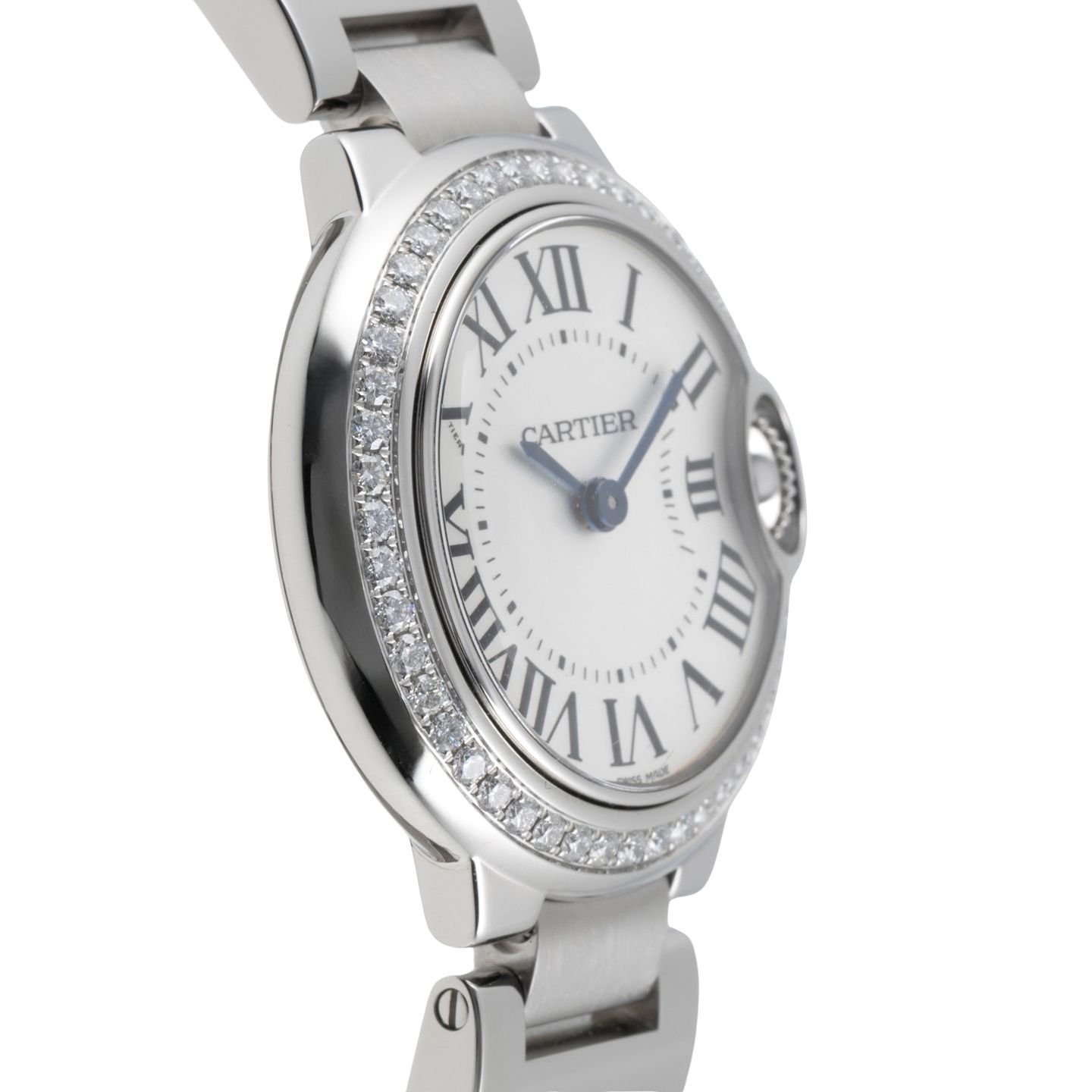 Cartier Ballon Bleu 28mm W4BB0015 (Onbekend (willekeurig serienummer)) - Zilver wijzerplaat 29mm Staal (7/8)