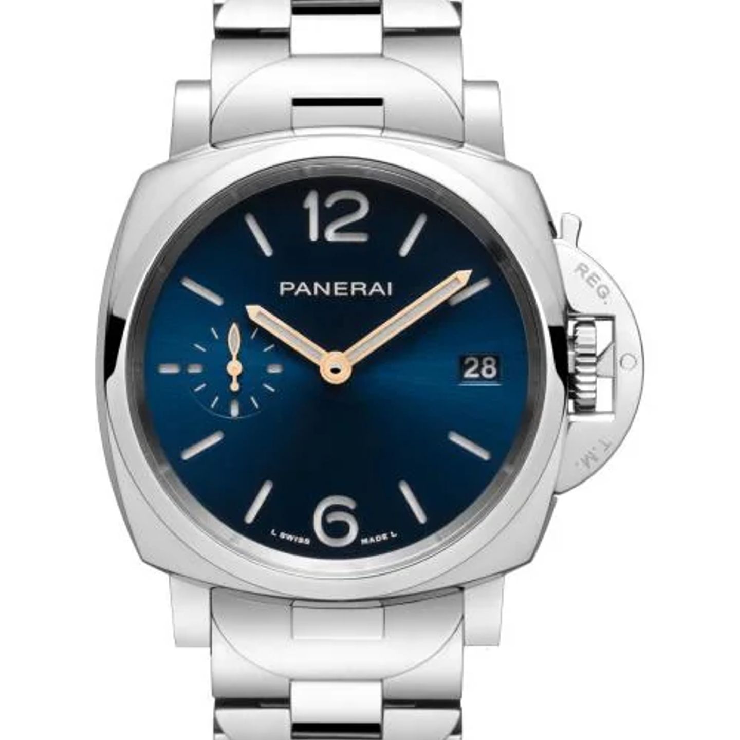 Panerai Luminor Due PAM01123 (2026) - Blauw wijzerplaat 38mm Staal (1/1)