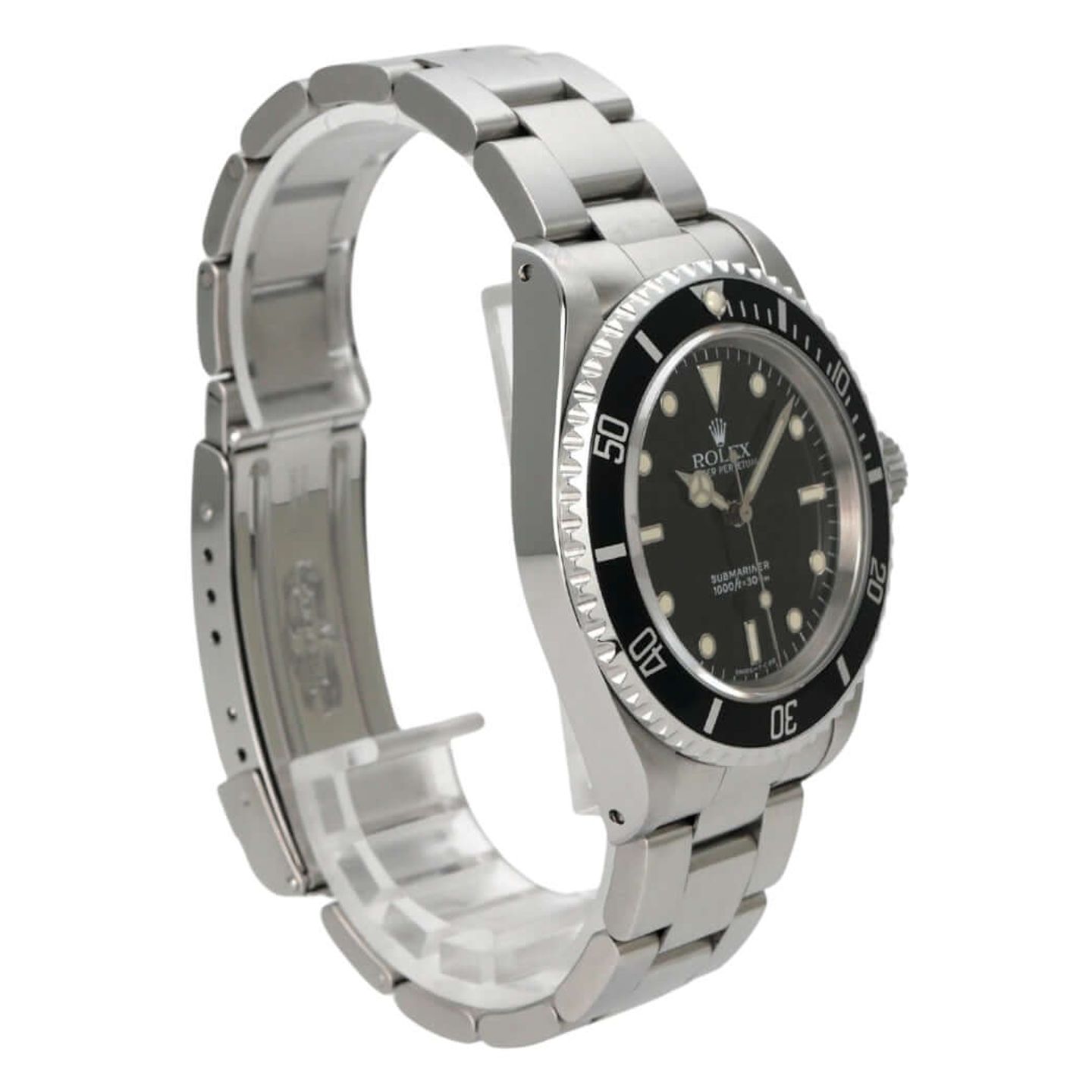 Rolex Submariner No Date 14060 (1996) - Black dial 40 mm Steel case (4/8)