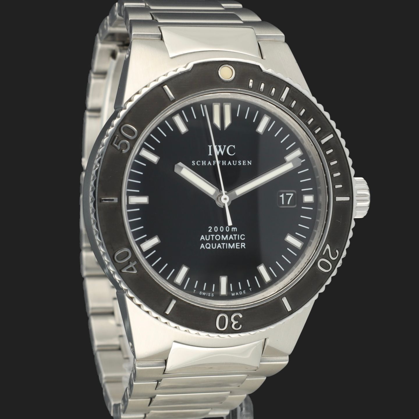 IWC GST IW353602 (2000) - Zwart wijzerplaat 42mm Staal (4/8)