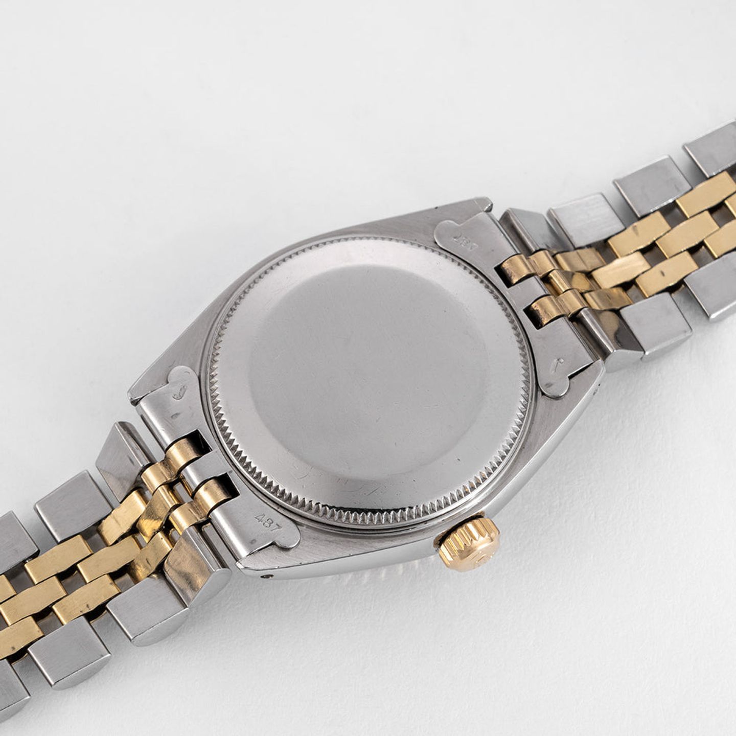 Rolex Datejust 6827 (1978) - Champagne dial 31 mm Gold/Steel case (5/8)