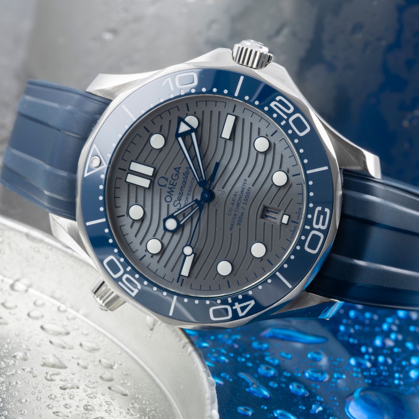 Omega Seamaster Diver 300 M 210.32.42.20.06.001 (Unknown (random serial)) - Grey dial 42 mm Steel case (2/8)