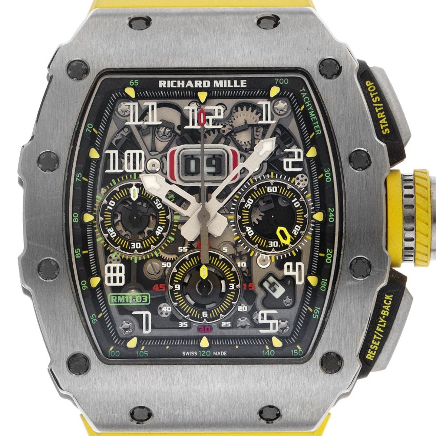 Richard Mille RM 011 RM11-03 Ti (2019) - Transparent dial 51 mm Titanium case (1/7)