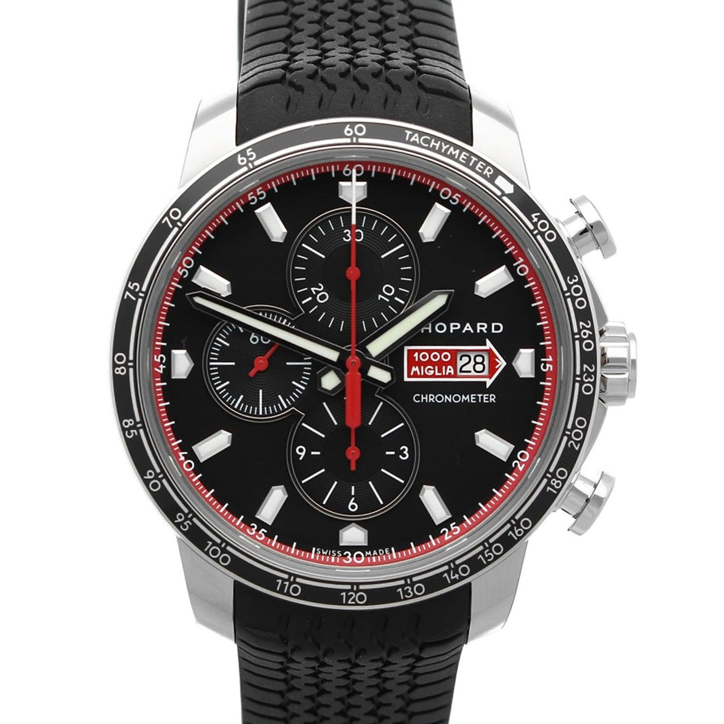 Chopard Mille Miglia 168571-3001 (2025) - Zwart wijzerplaat 44mm Staal (1/6)