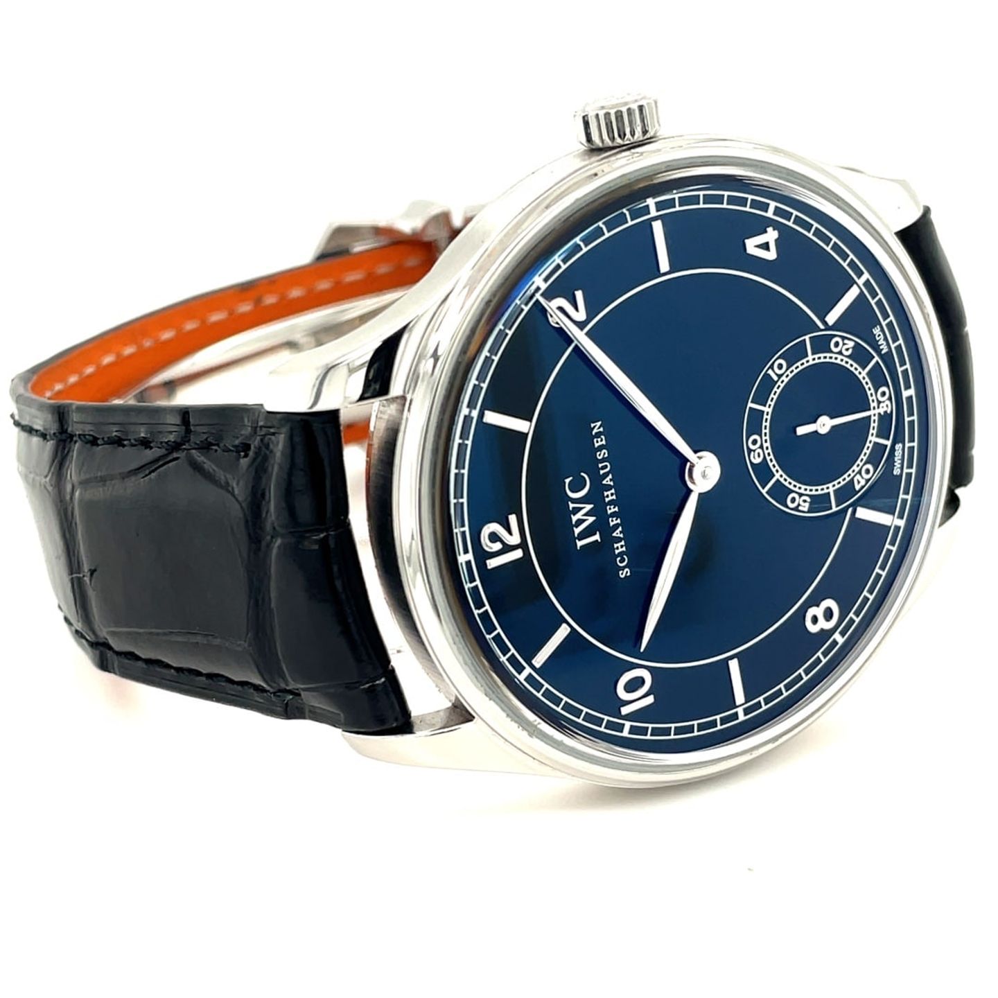 IWC Portuguese Unknown (2012) - Blue dial 44 mm Steel case (3/8)