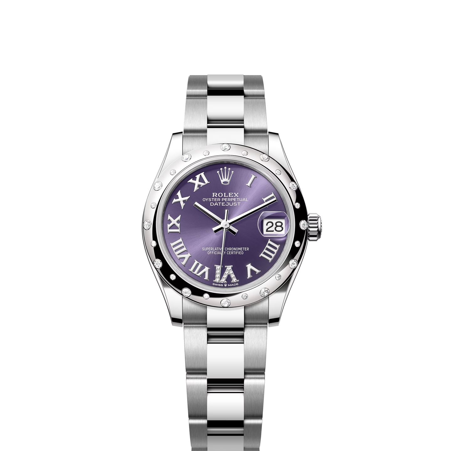 Rolex Datejust 31 278344RBR (2024) - Purple dial 31 mm Steel case (1/1)