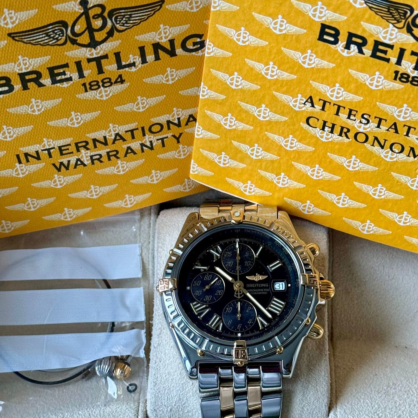 Breitling Crosswind Racing B13355 (2002) - Black dial 43 mm Steel case (7/7)
