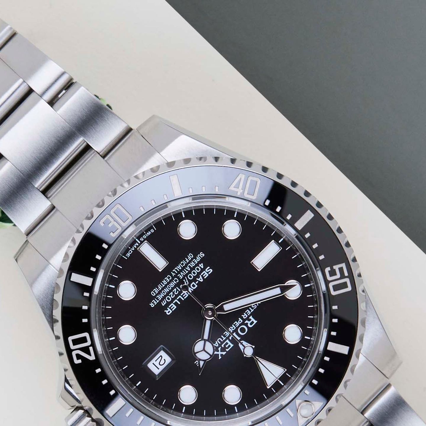 Rolex Sea-Dweller 4000 116600 (2015) - Zwart wijzerplaat 40mm Staal (4/8)