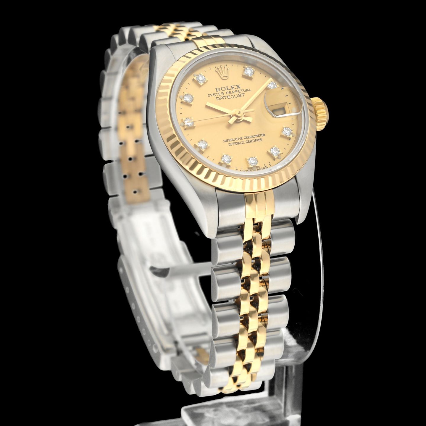 Rolex Lady-Datejust 69173G (1998) - 26mm Goud/Staal (4/8)