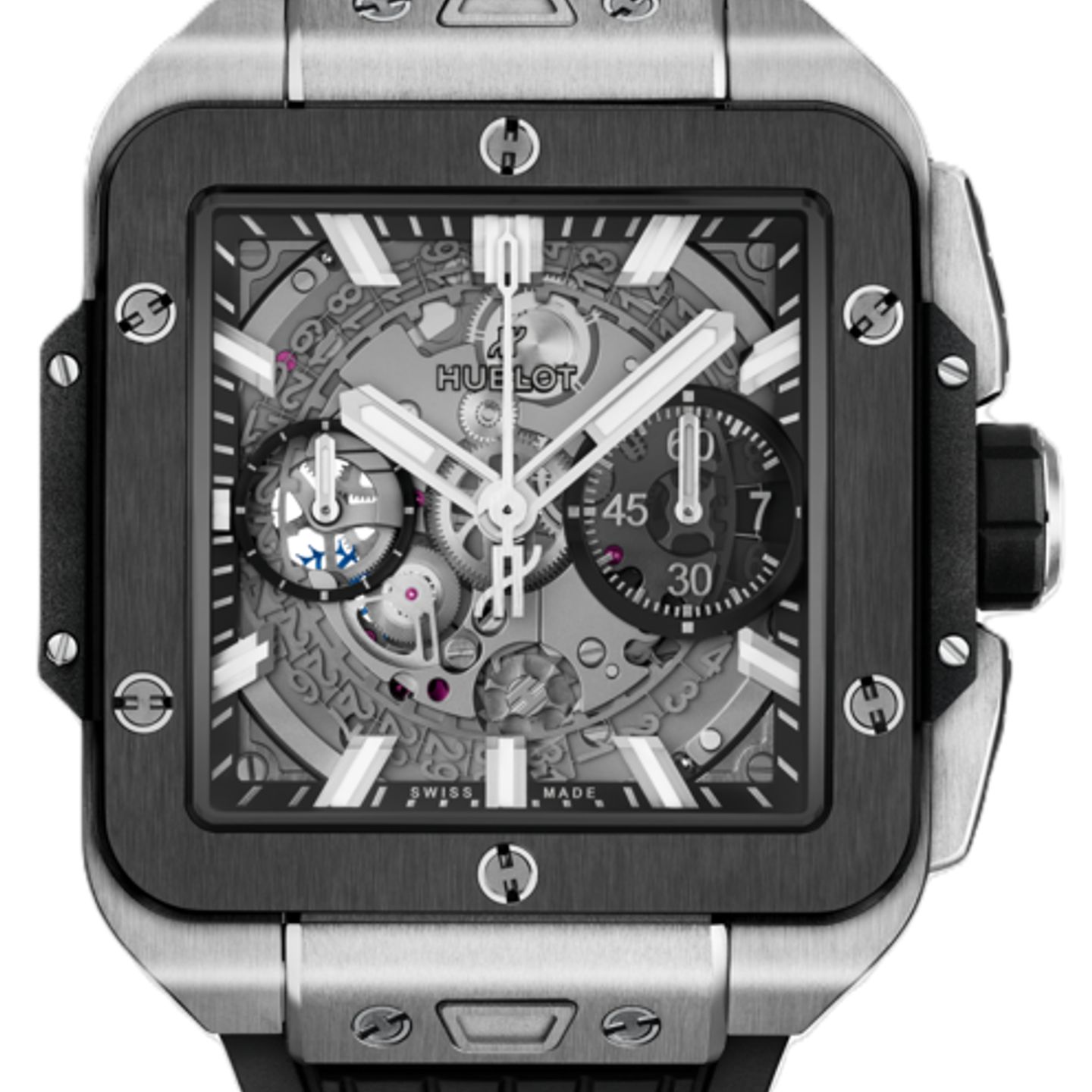 Hublot Square Bang 821.NM.0170.RX (2026) - Transparent dial 42 mm Titanium case (1/1)