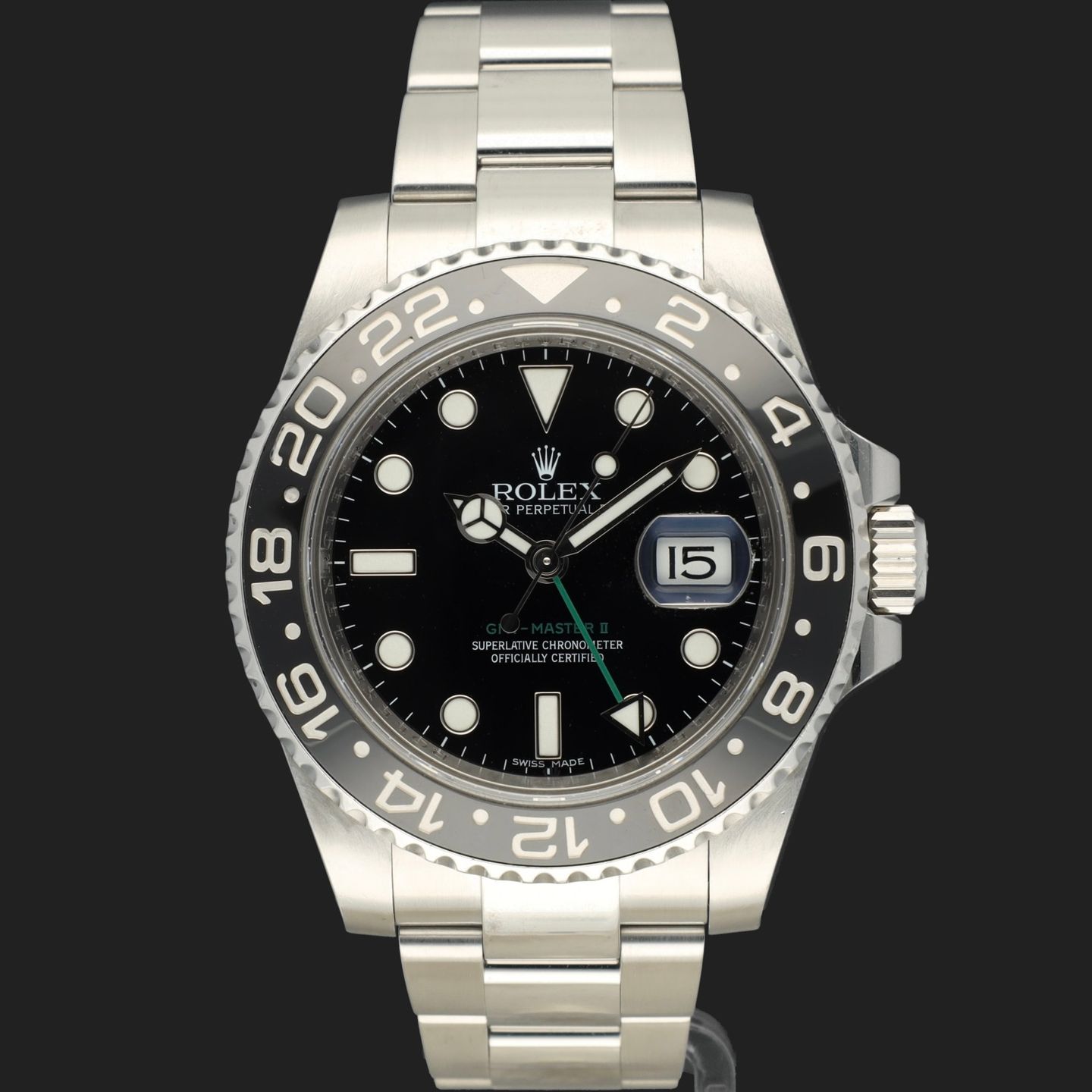 Rolex GMT-Master II 116710LN (2013) - Black dial 40 mm Steel case (3/8)