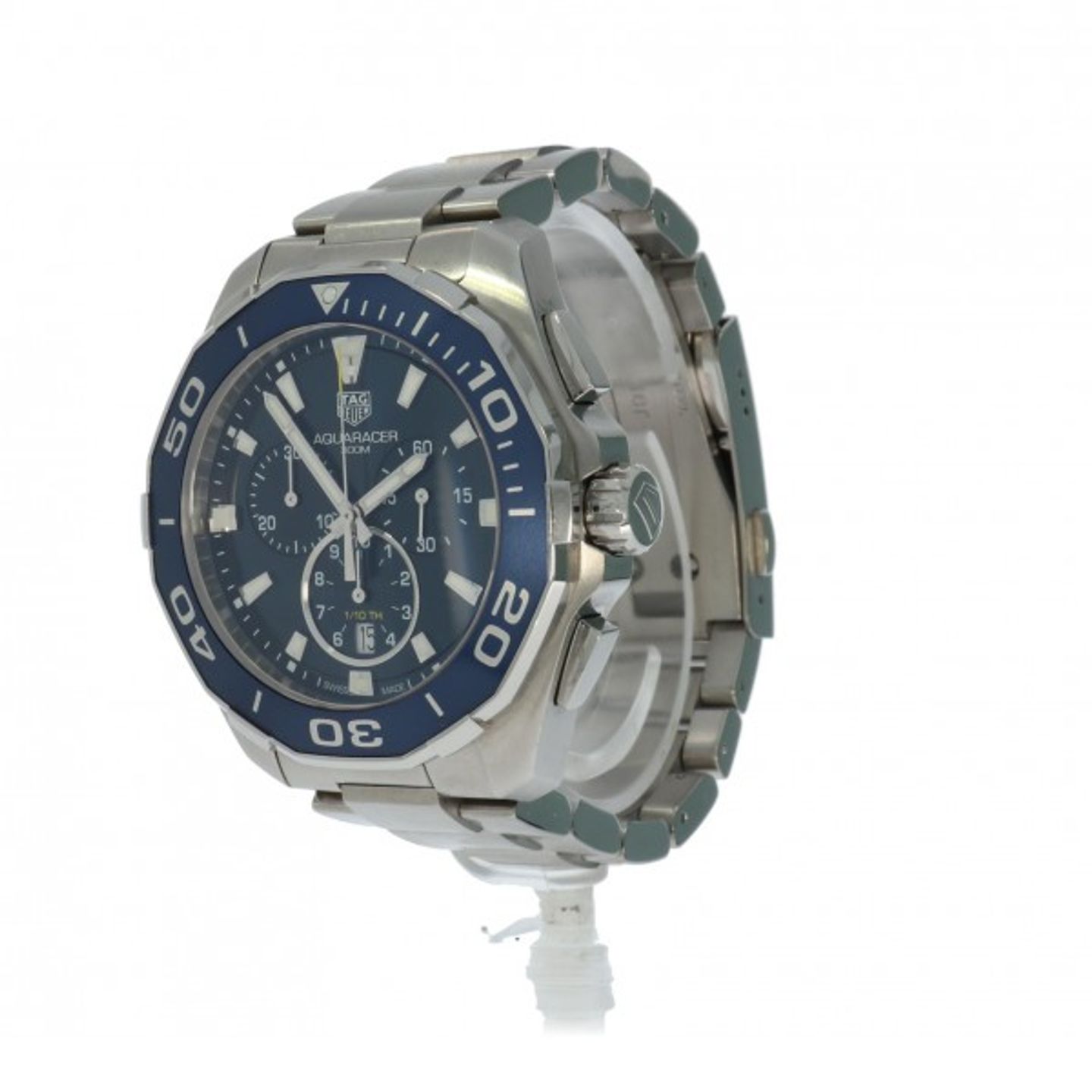 TAG Heuer Aquaracer 300M CAY111B (Unknown (random serial)) - Blue dial 43 mm Steel case (2/5)
