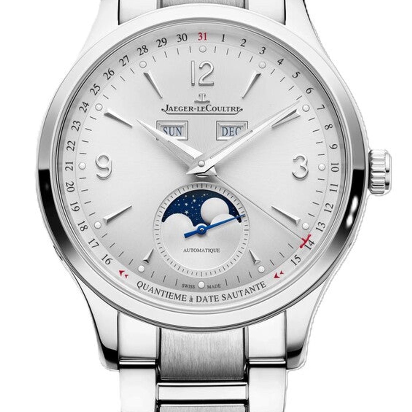Jaeger-LeCoultre Master Calendar Q4148120 (2026) - Zilver wijzerplaat 40mm Staal (1/1)