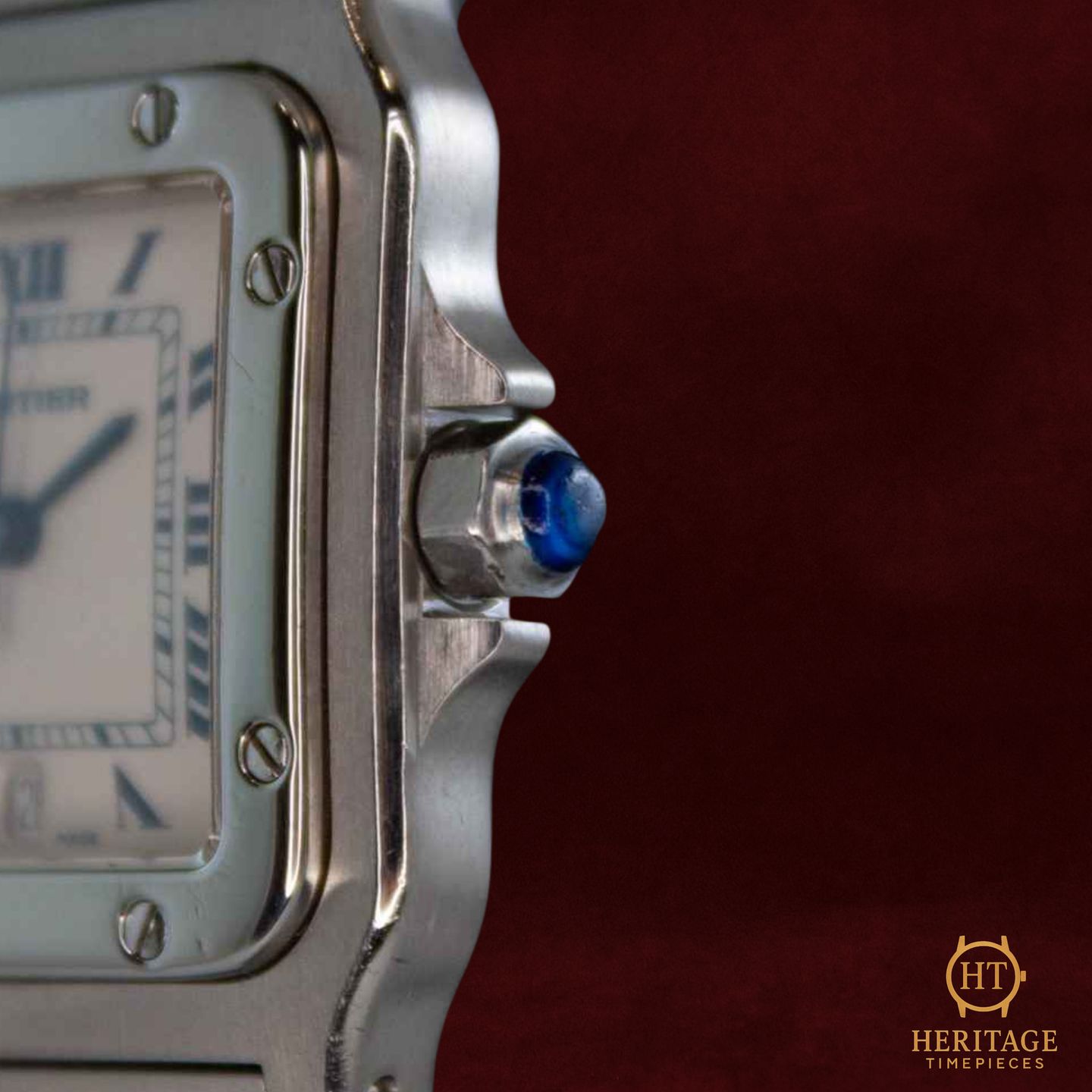 Cartier Santos Galbée 1564 (Unknown (random serial)) - 29 mm Steel case (7/8)
