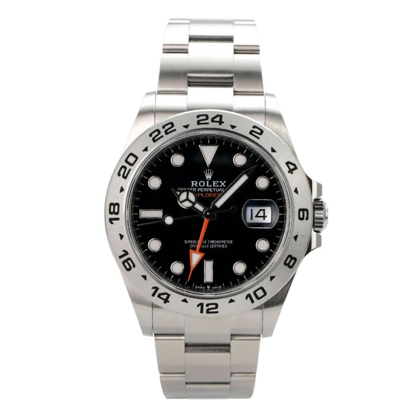 Rolex Explorer II 226570 (2023) - Zwart wijzerplaat 42mm Staal (2/8)