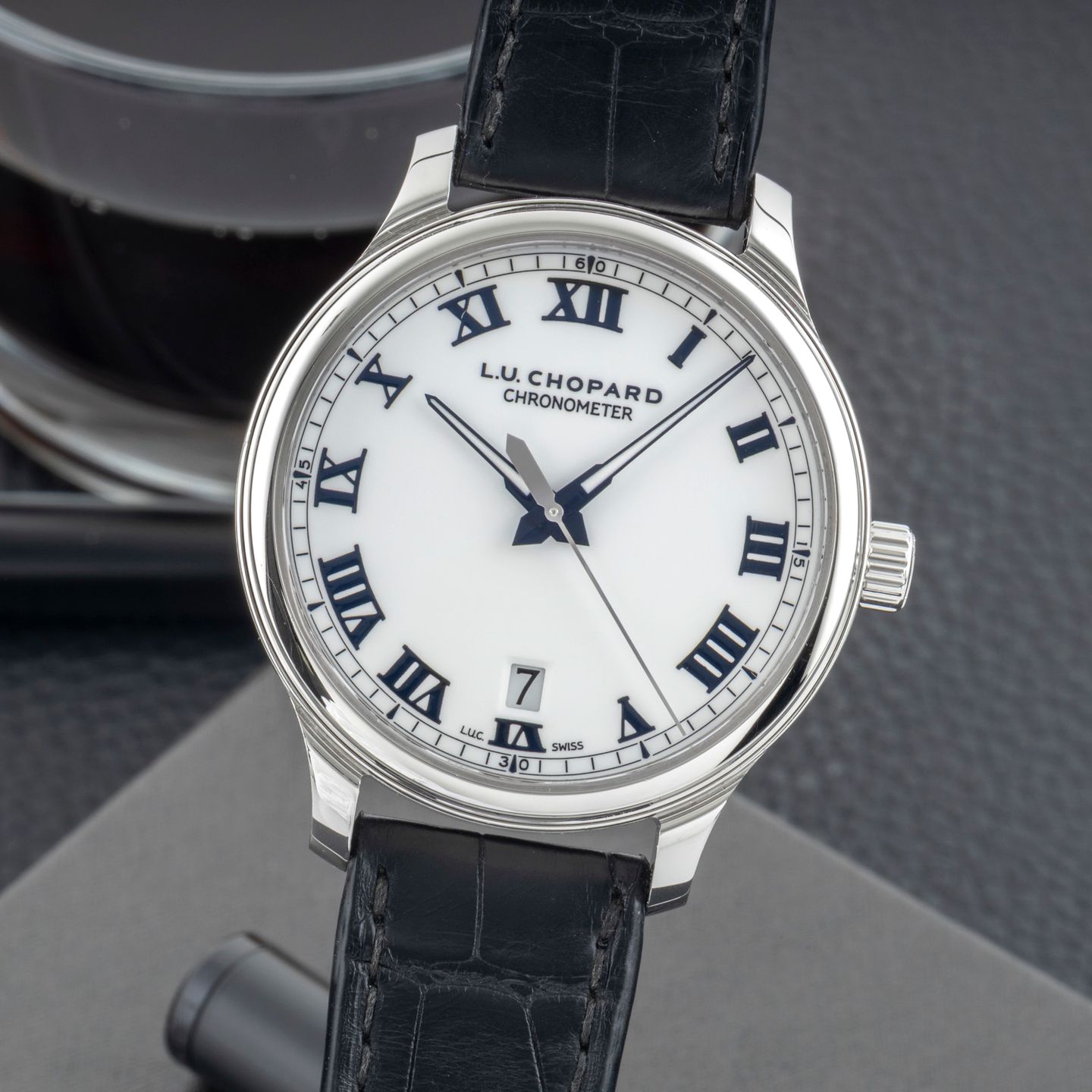 Chopard L.U.C 168544-3001 (2012) - White dial 42 mm Steel case (3/8)