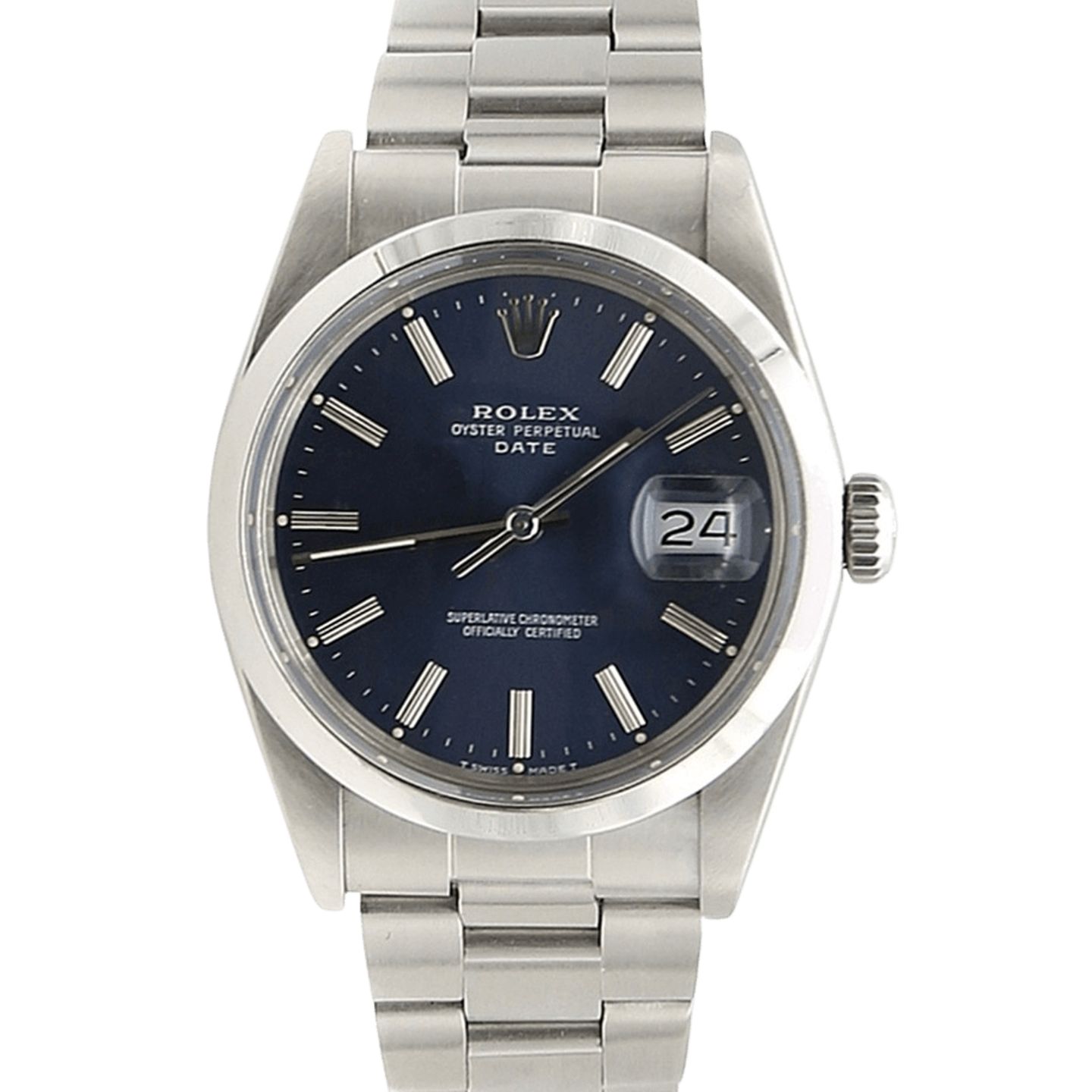 Rolex Oyster Perpetual Date 15000 (Unknown (random serial)) - 34 mm Steel case (1/5)