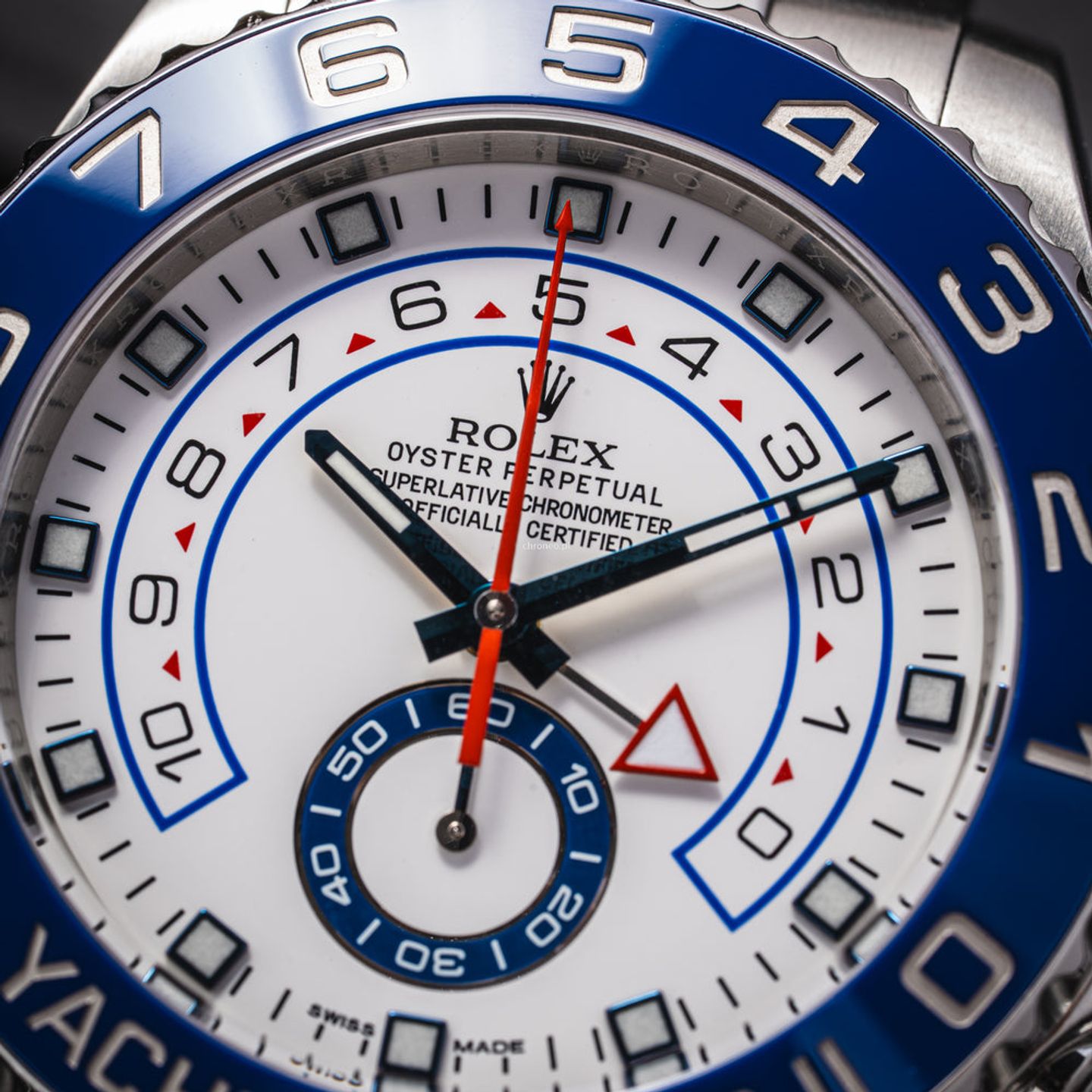 Rolex Yacht-Master II 116680 (2015) - White dial 44 mm Steel case (2/8)