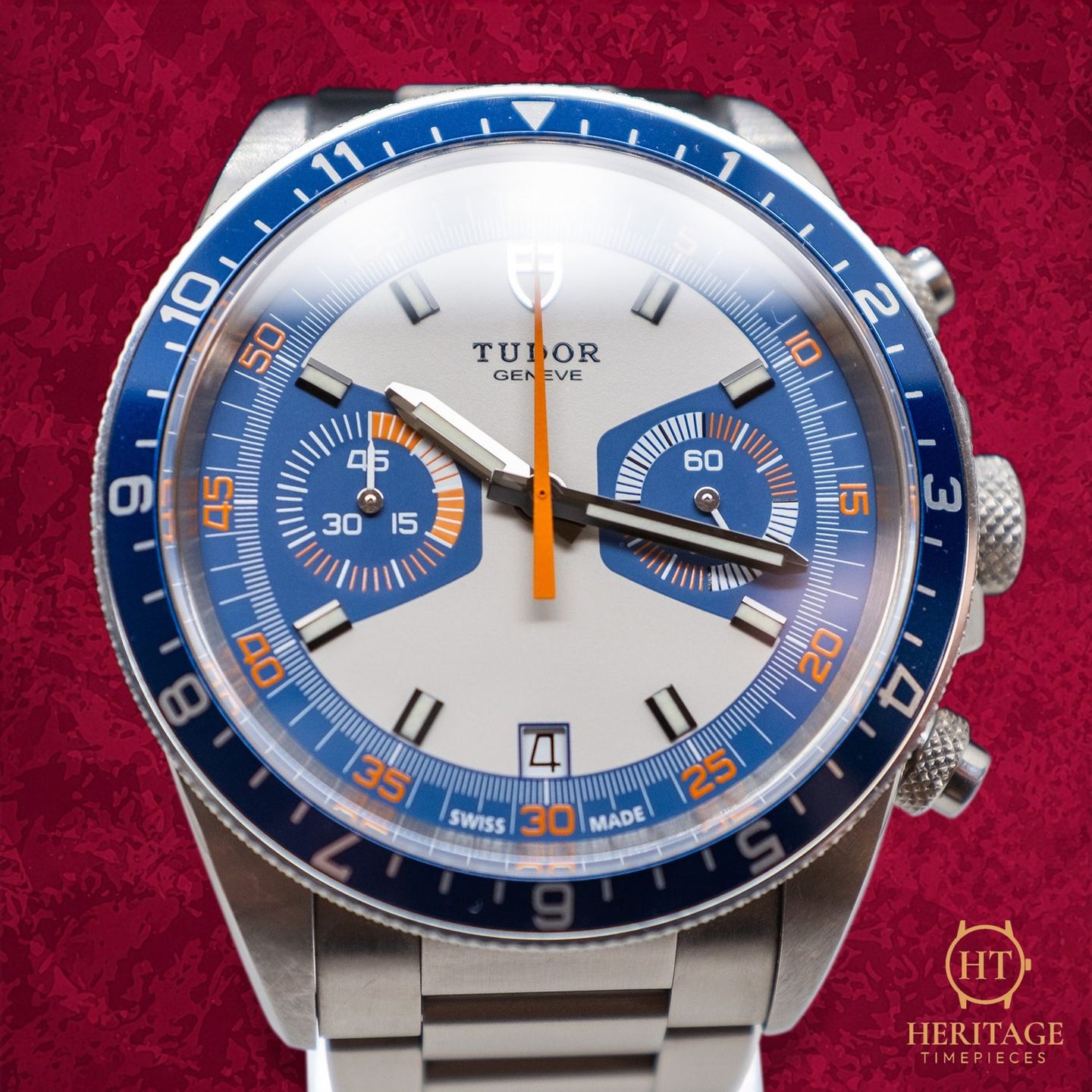 Tudor Heritage Chrono Blue 70330B - (1/8)