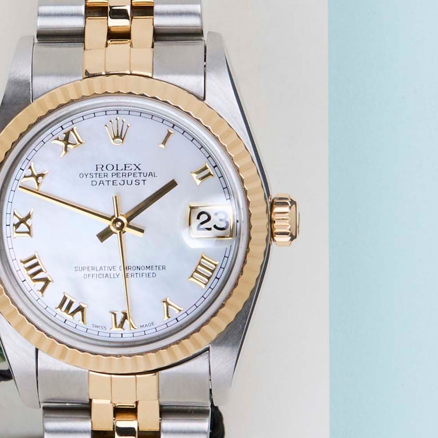 Rolex Datejust 31 78273 (2006) - 31 mm Gold/Steel case (5/8)