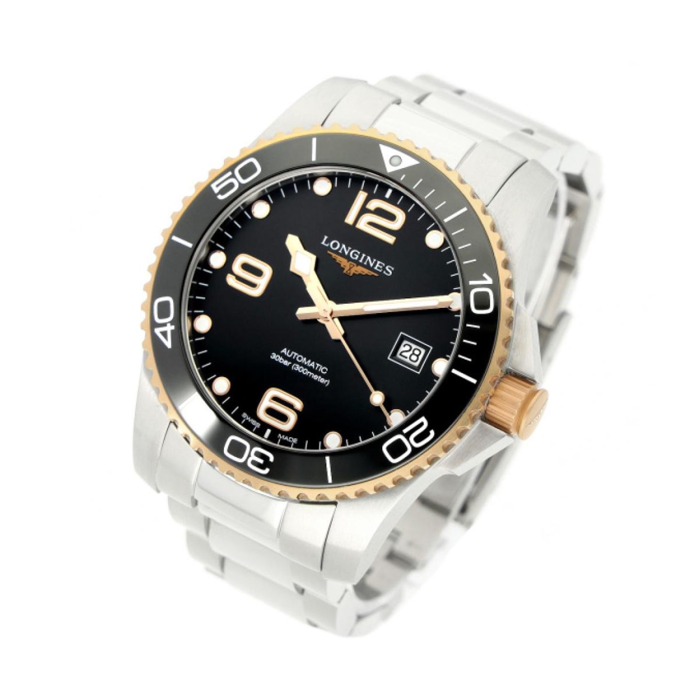 Longines HydroConquest L3.781.3.58.9 (2023) - Black dial 41 mm Steel case (2/5)