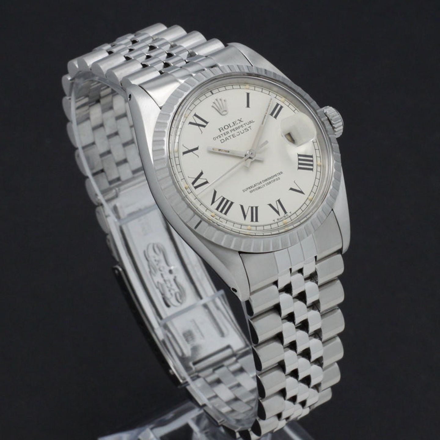Rolex Datejust 1603 (1975) - White dial 36 mm Steel case (6/8)