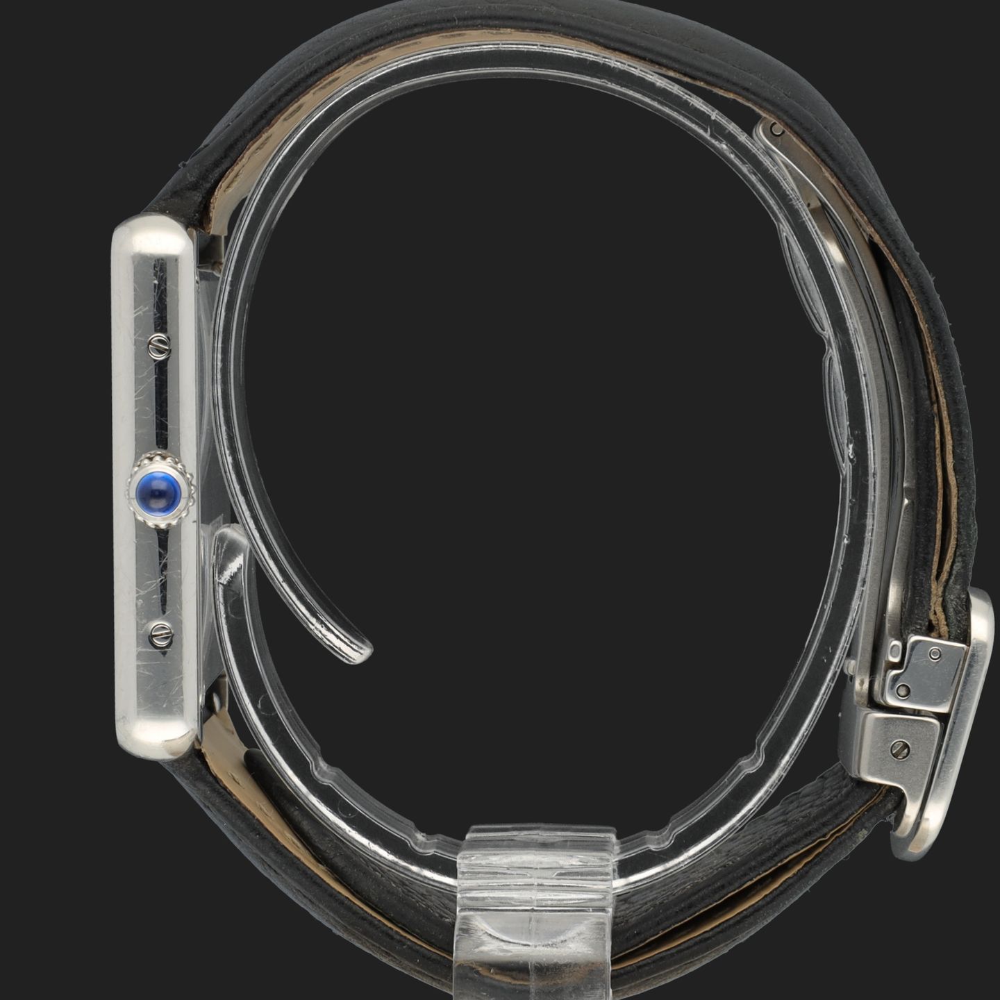 Cartier Tank Solo WSTA0028 (Onbekend (willekeurig serienummer)) - Wit wijzerplaat 35mm Staal (7/8)