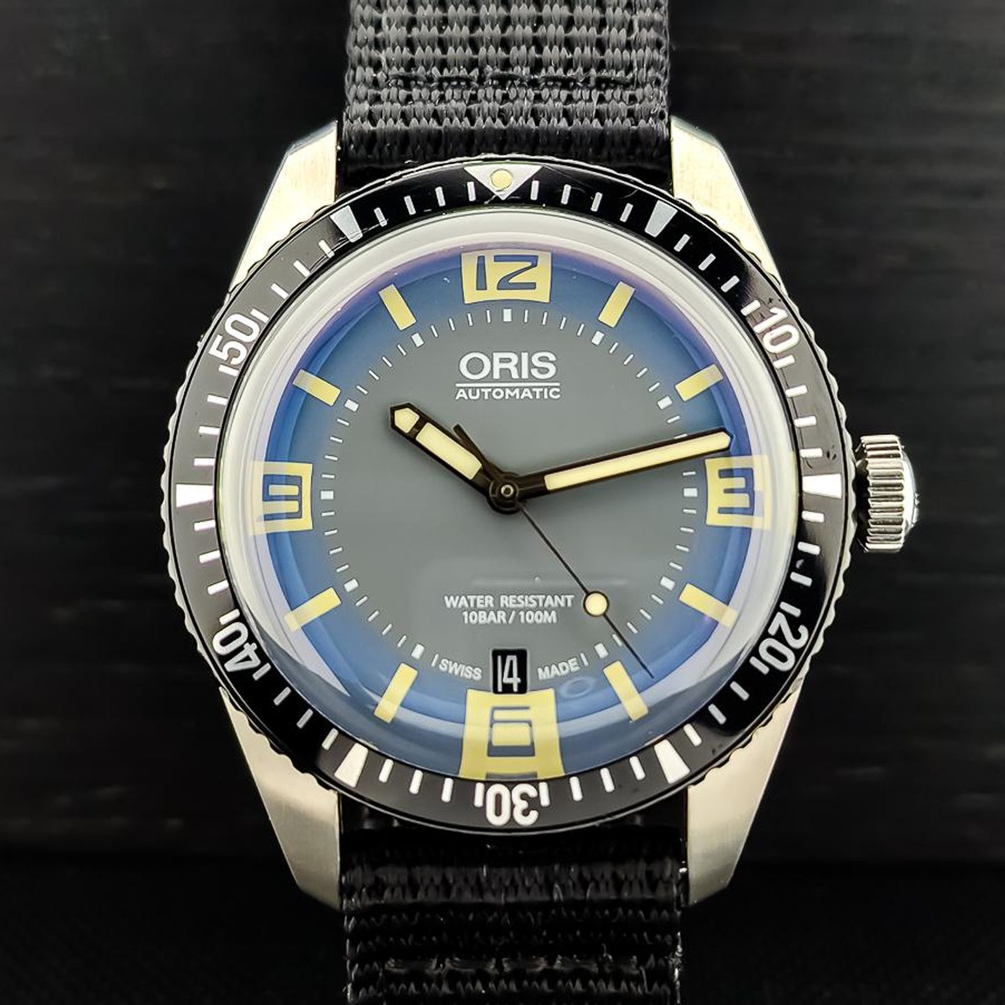 Oris Divers Sixty Five 01 733 7707 4035-07 4 20 18 (Onbekend (willekeurig serienummer)) - Blauw wijzerplaat 40mm Staal (1/5)