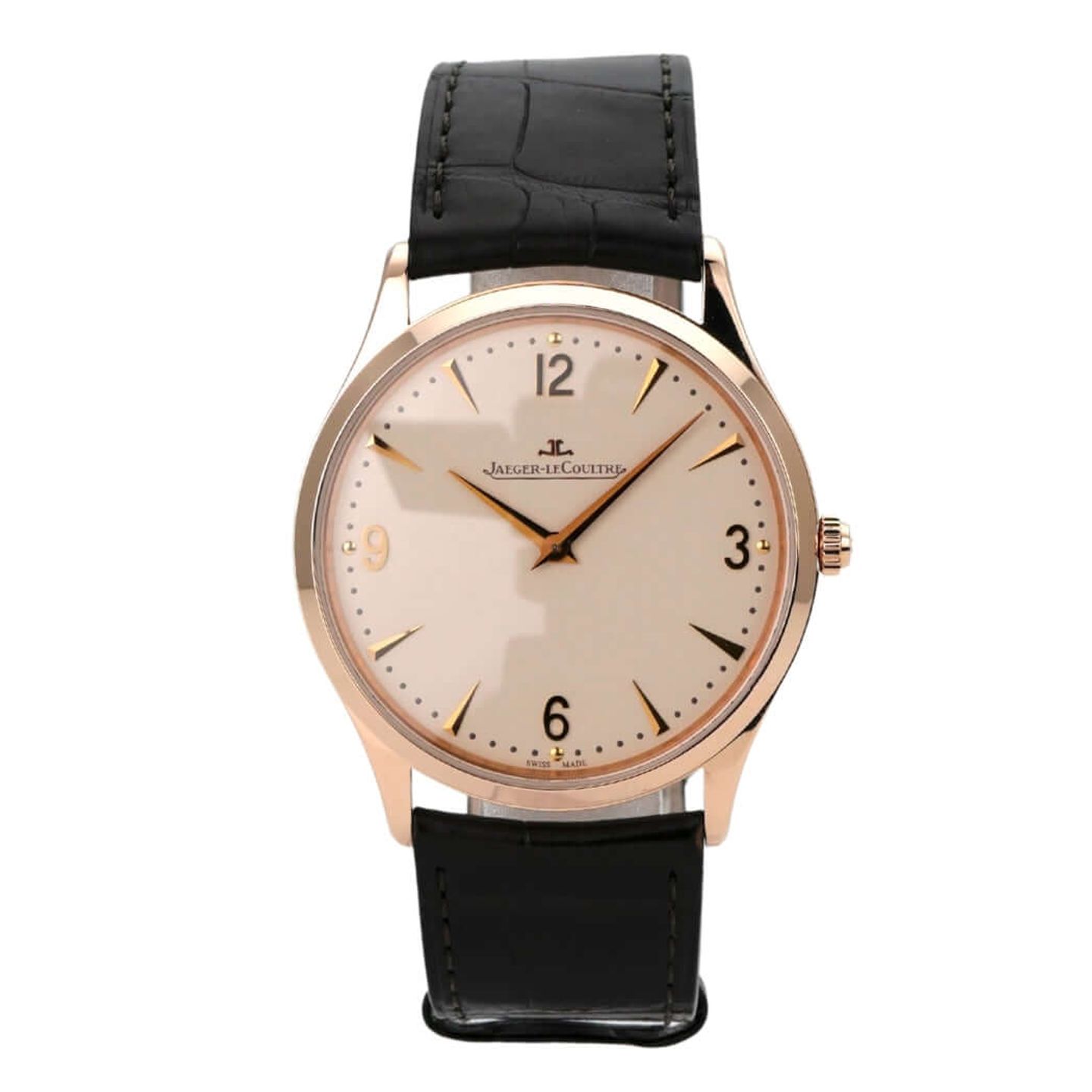 Jaeger-LeCoultre Master Ultra Thin Q1342420 (2012) - Champagne dial 38 mm Rose Gold case (2/8)