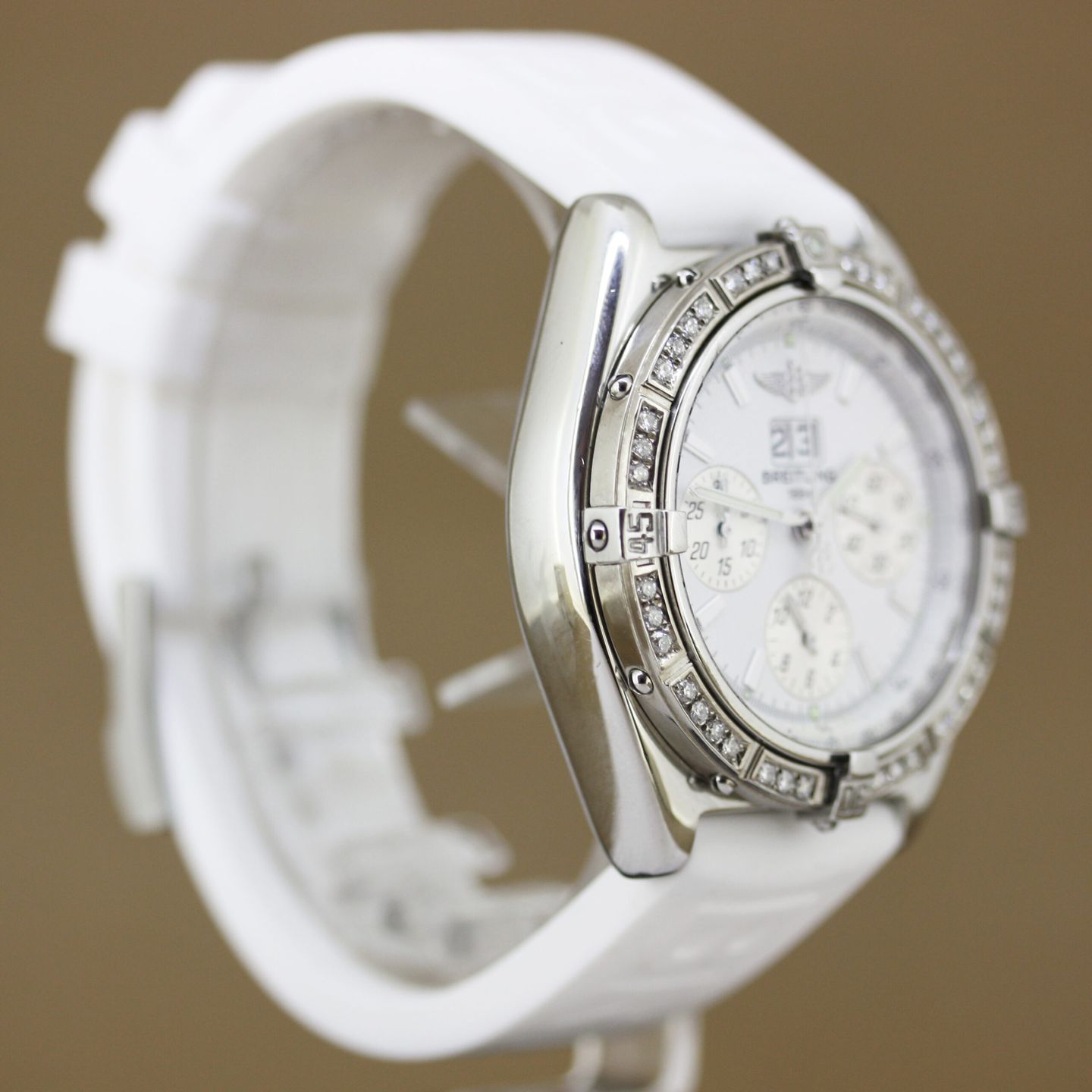 Breitling Crosswind Special A44355 (2002) - White dial 44 mm Steel case (4/8)