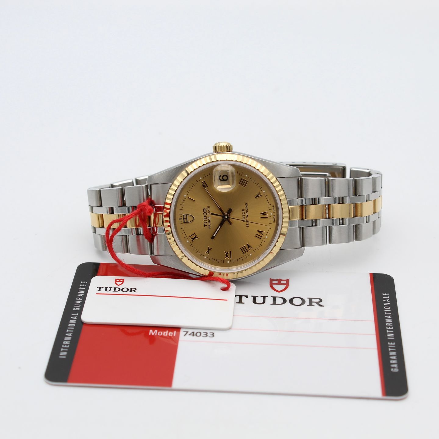 Tudor Prince Date 74033 (2020) - Goud wijzerplaat 34mm Goud/Staal (2/8)