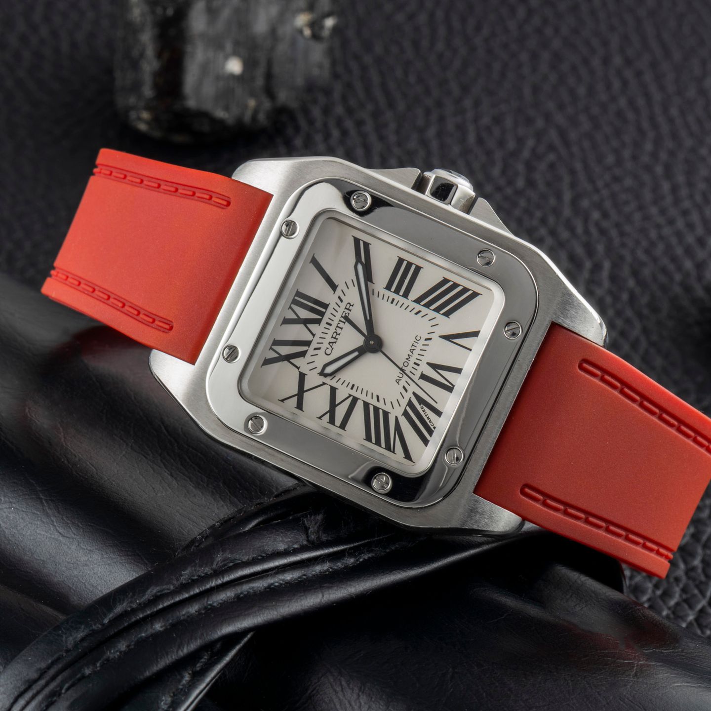 Cartier Santos 100 W20106X8 (2011) - 33mm Staal (2/8)