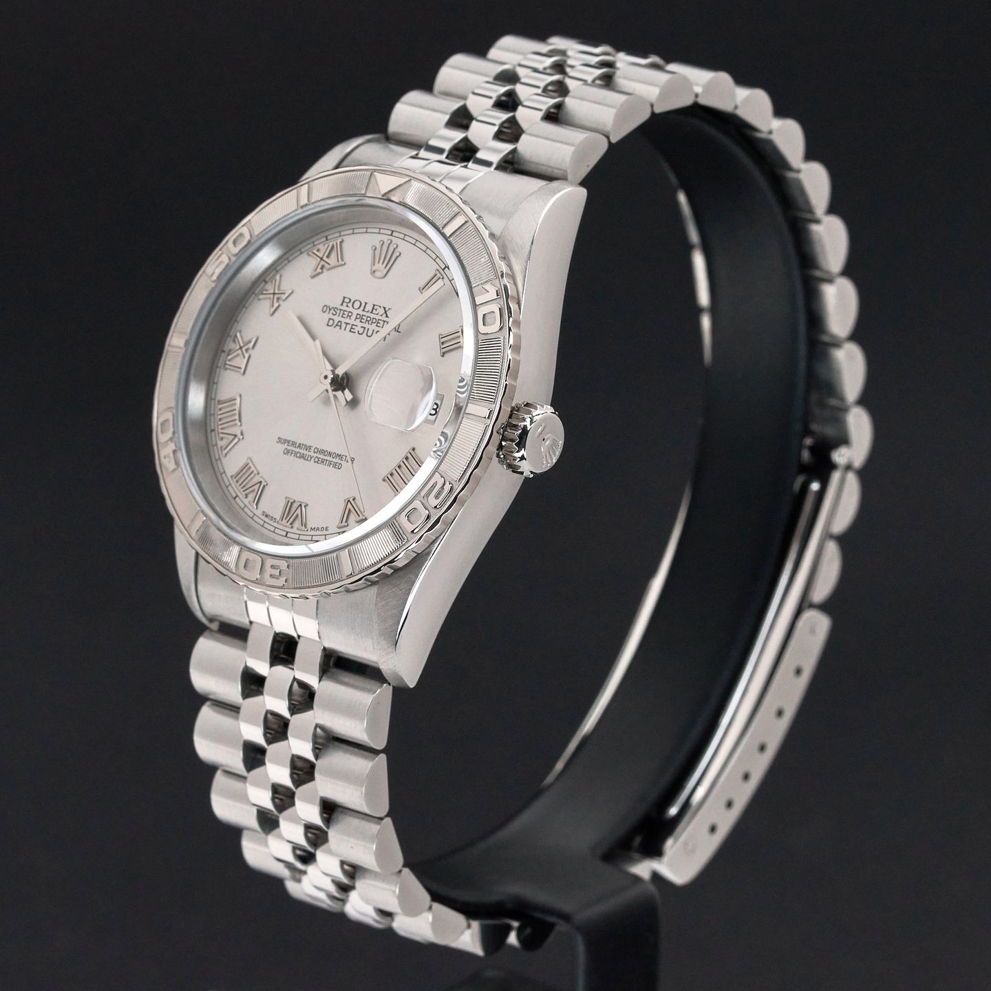 Rolex Datejust Turn-O-Graph 16264 (2002) - Silver dial 36 mm Steel case (4/8)