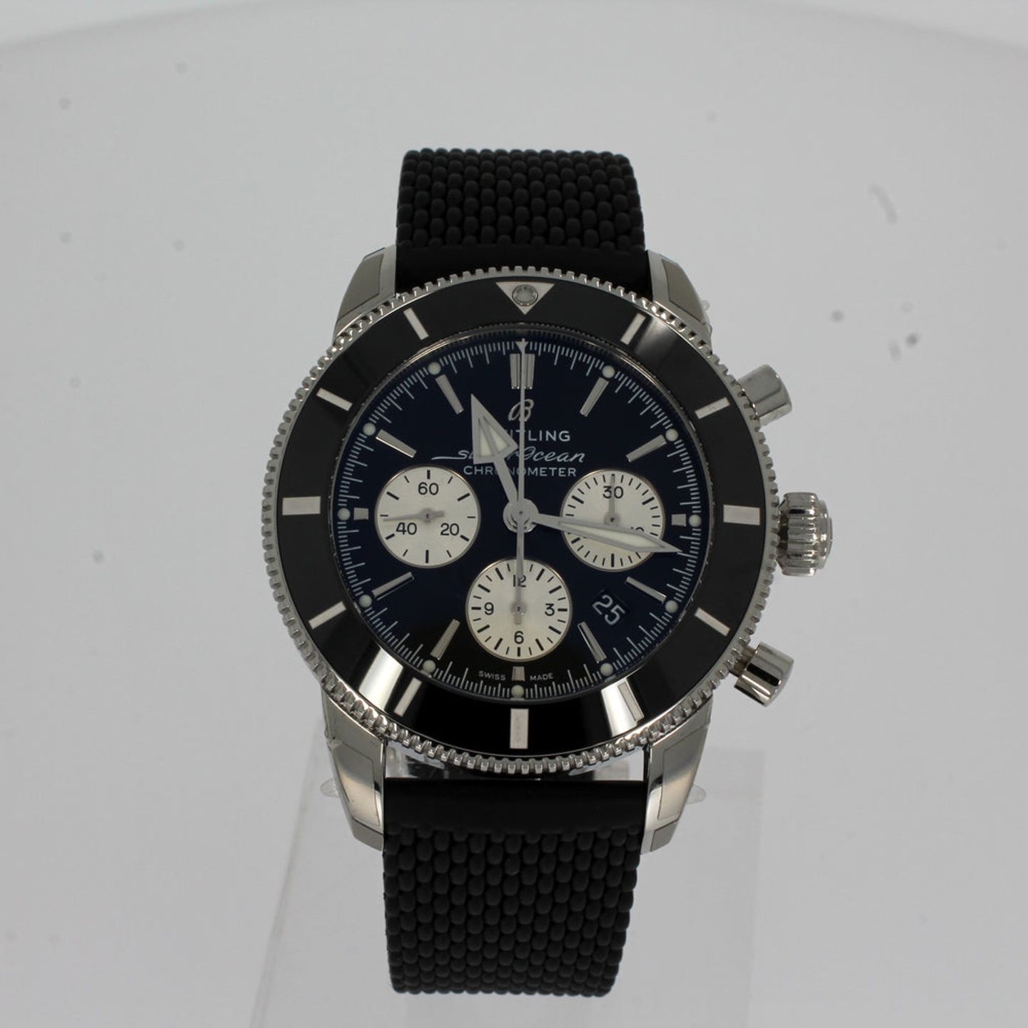Breitling Superocean Heritage II Chronograph AB0162121B1S1 (2025) - Black dial 44 mm Steel case (1/4)