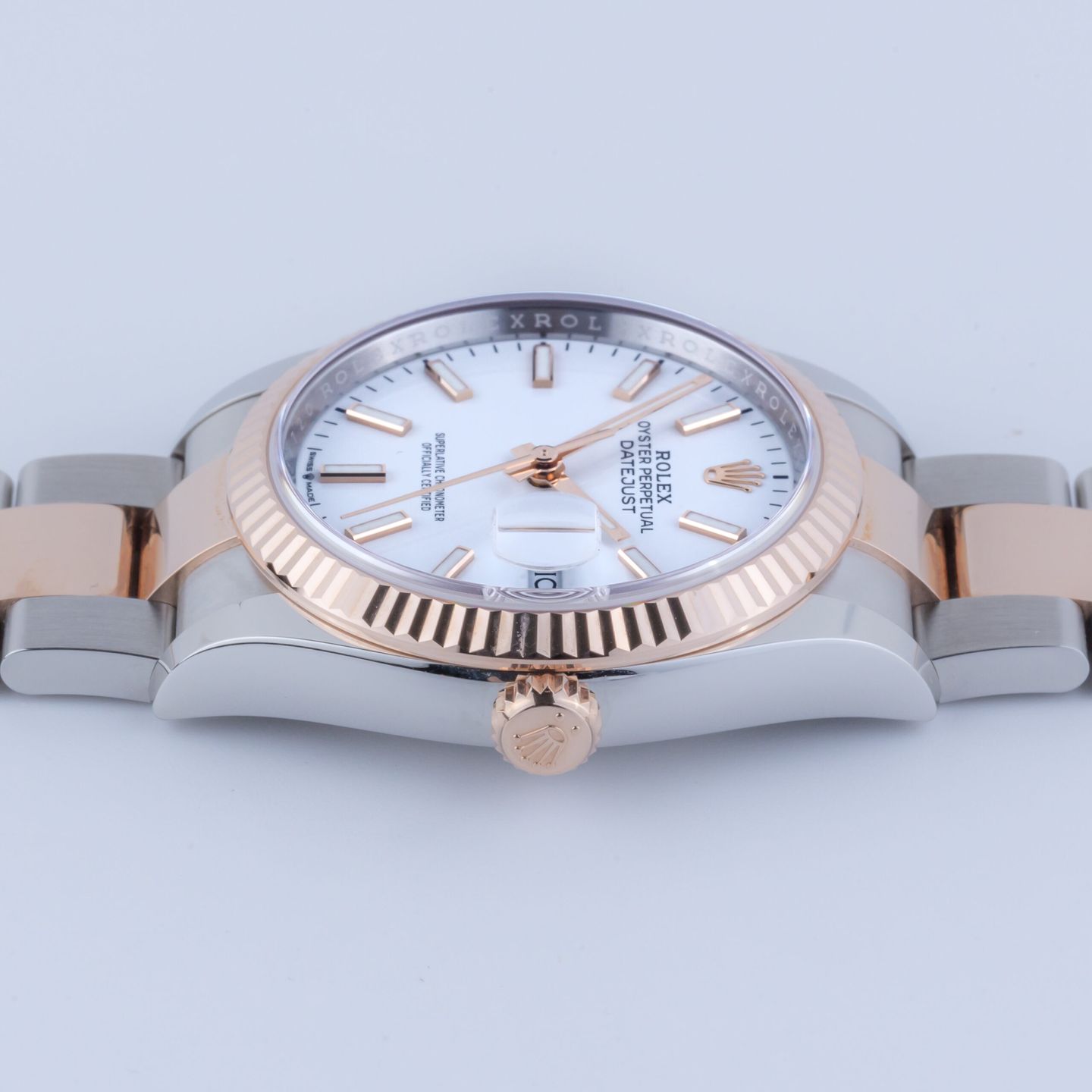 Rolex Datejust 36 126231 (2021) - White dial 36 mm Gold/Steel case (7/8)