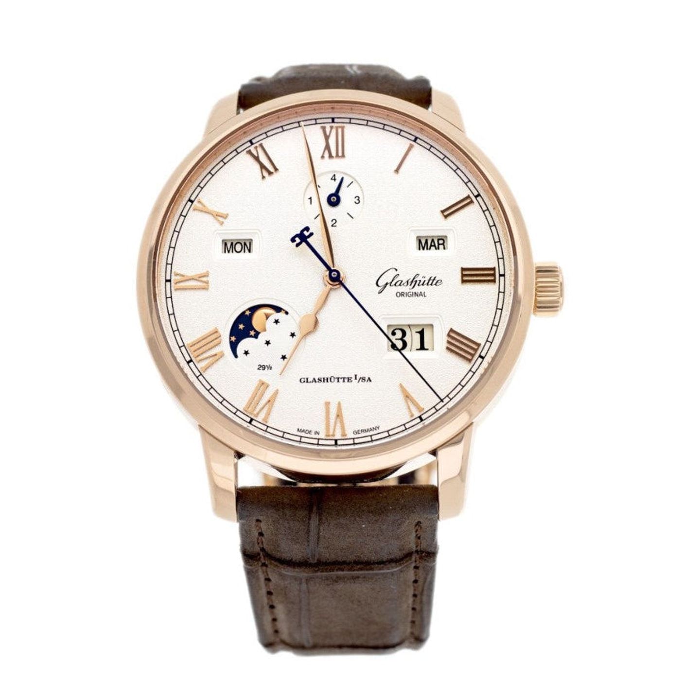 Glashütte Original Senator Excellence 1-36-12-02-05-62 (2025) - Silver dial 42 mm Red Gold case (1/1)