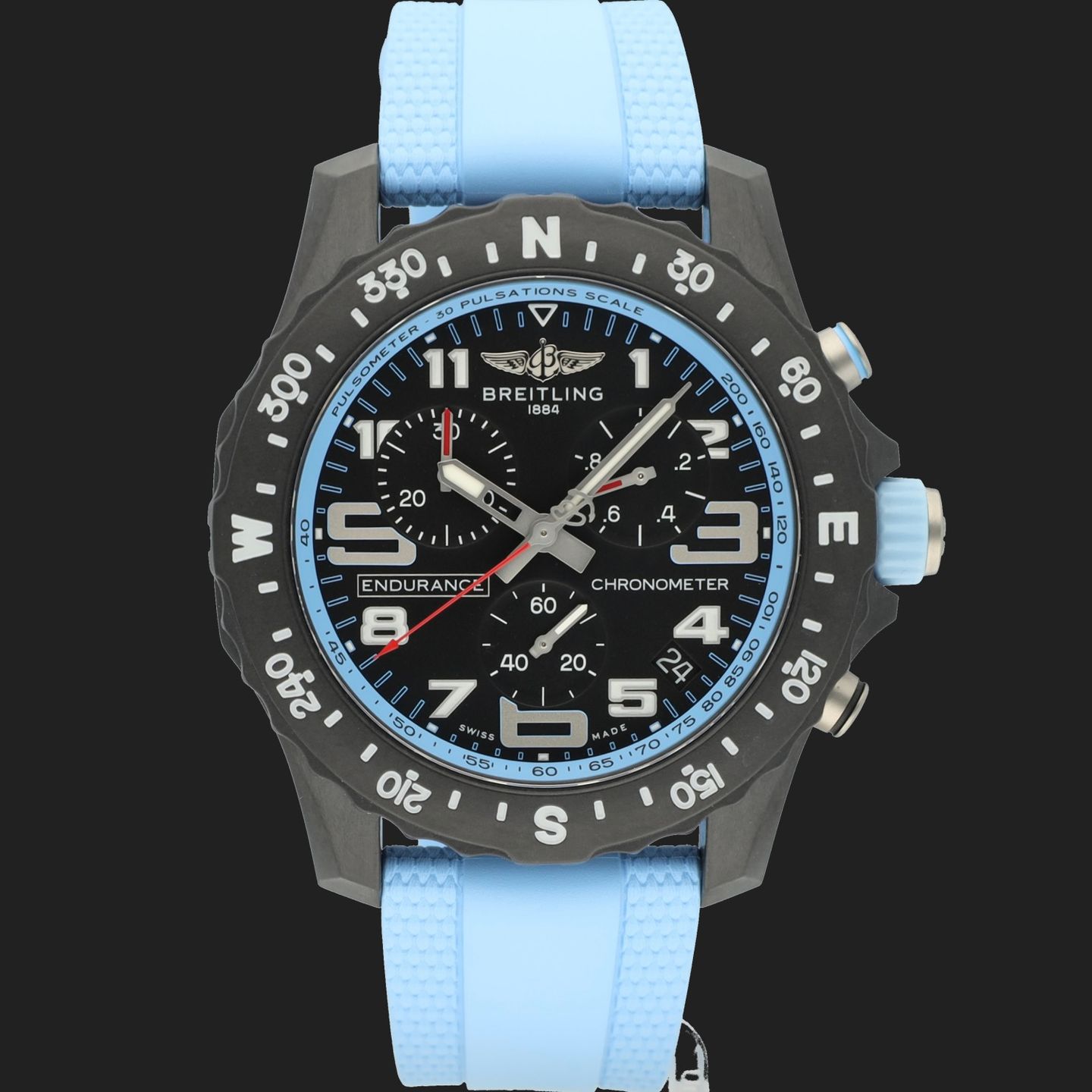 Breitling Endurance Pro X82310281B1S2 (2024) - Zwart wijzerplaat 45mm Plastic (3/8)