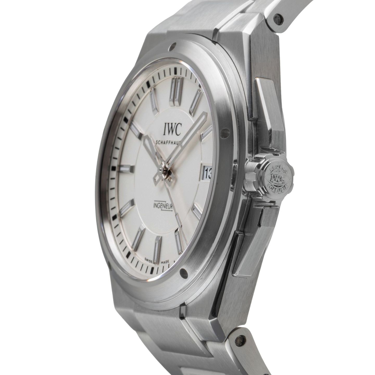 IWC Ingenieur Automatic IW323904 (Onbekend (willekeurig serienummer)) - Zilver wijzerplaat 40mm Staal (6/8)