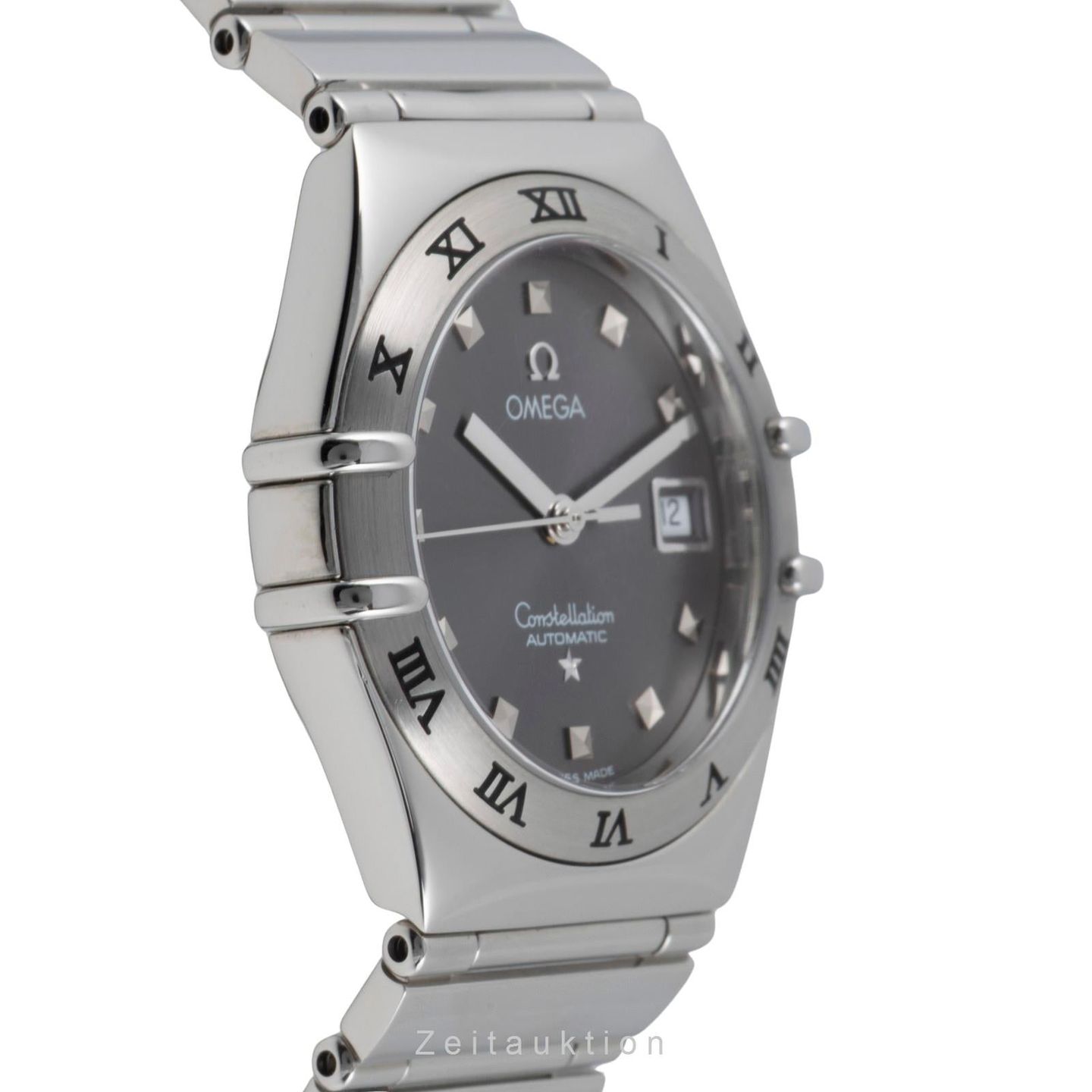 Omega Constellation 1591.51.00 (1998) - Grey dial 28 mm Steel case (5/8)