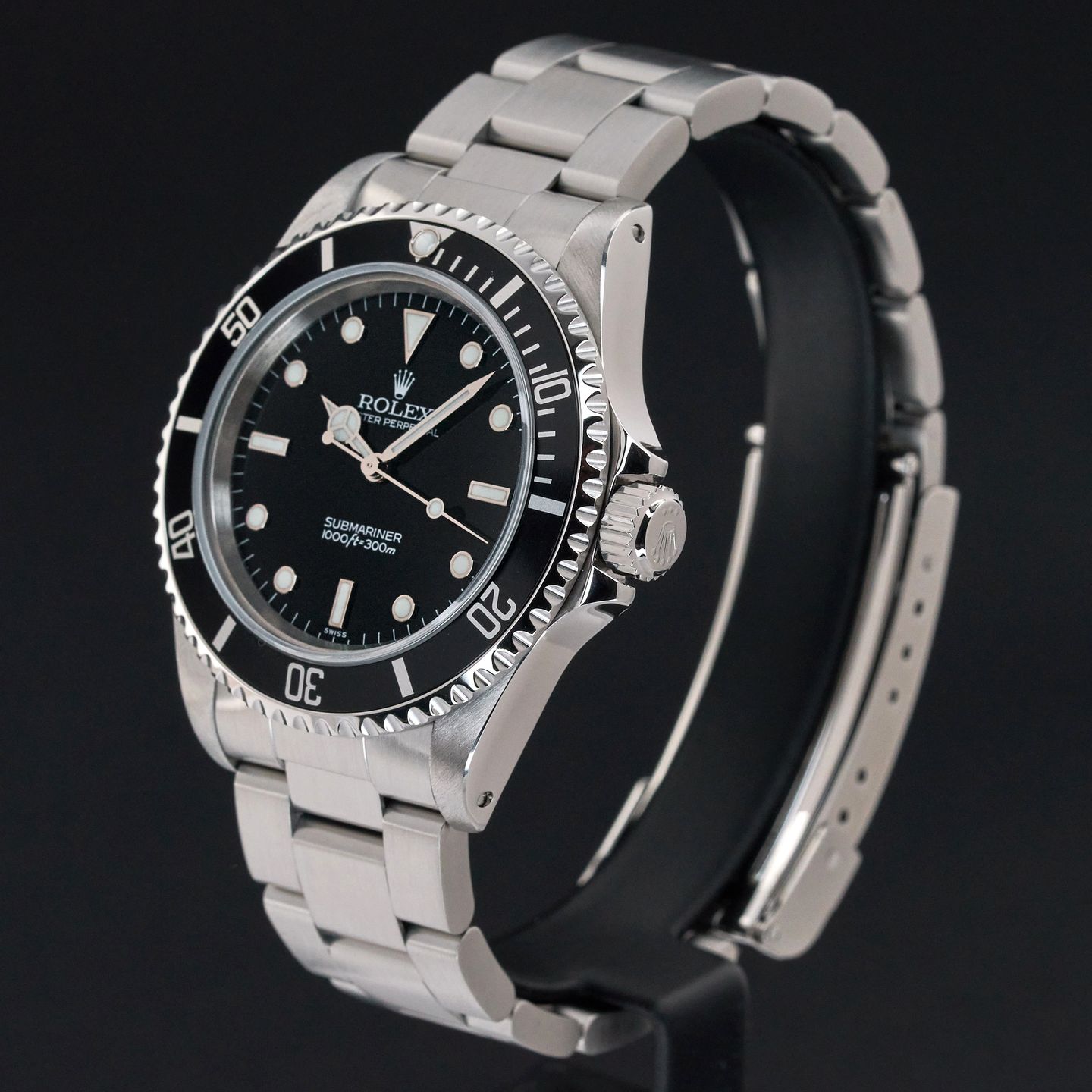 Rolex Submariner No Date 14060 (1998) - Zwart wijzerplaat 40mm Staal (4/8)
