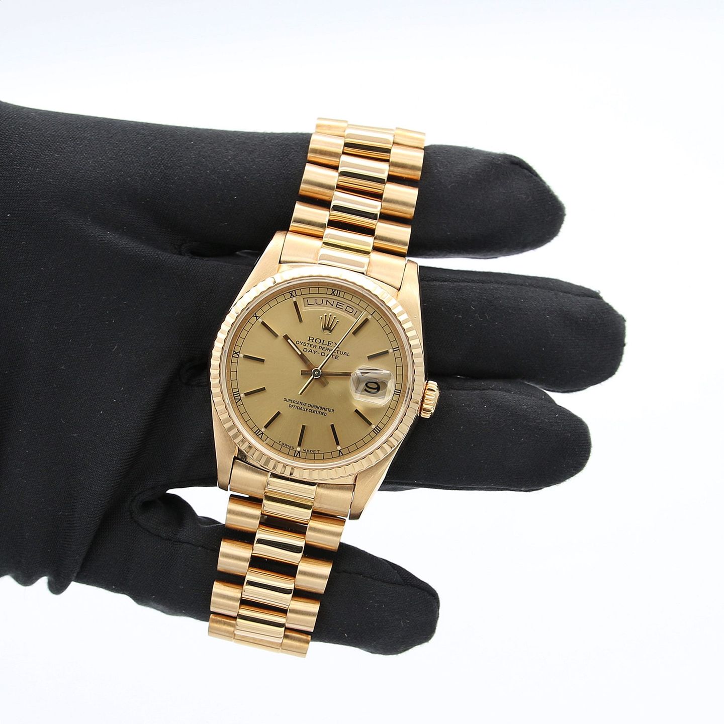 Rolex Day-Date 36 18038 (Onbekend (willekeurig serienummer)) - 36mm Geelgoud (2/8)