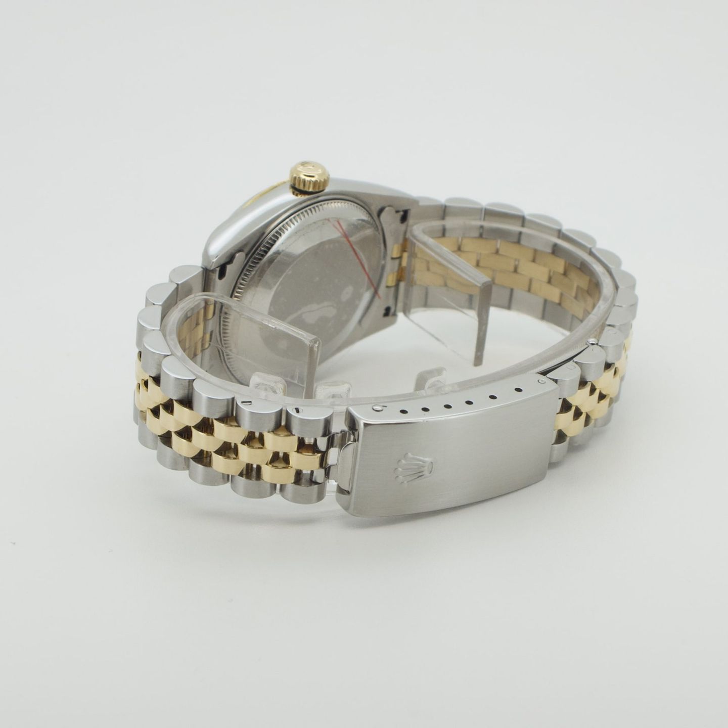 Rolex Datejust 31 68273 (1995) - Blue dial 31 mm Gold/Steel case (5/8)