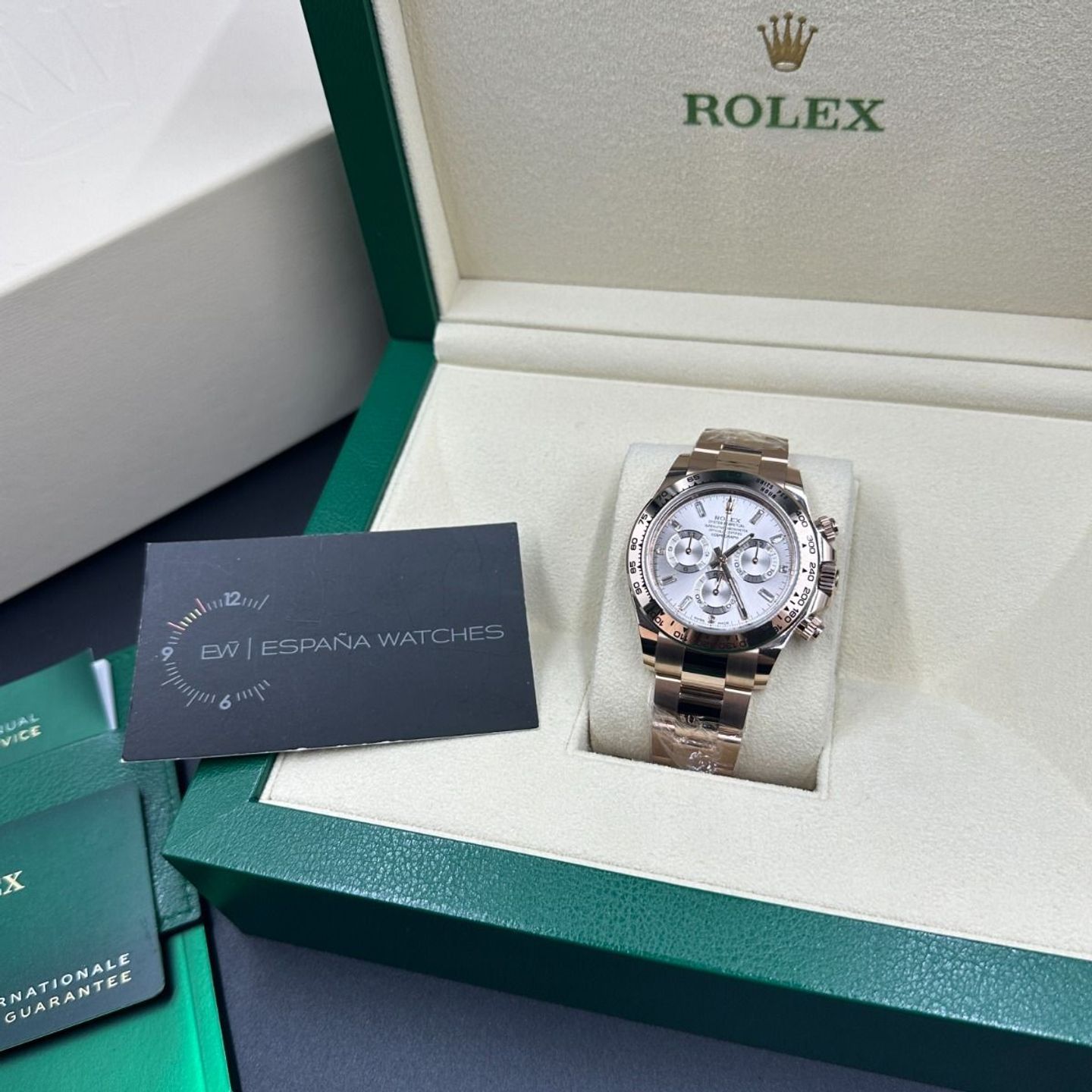 Rolex Daytona 116505 (Onbekend (willekeurig serienummer)) - Roze wijzerplaat 40mm Roségoud (7/8)