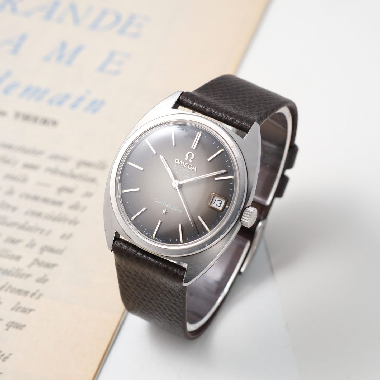 Omega Constellation 168.017 (1968) - Grey dial 35 mm Steel case (8/8)