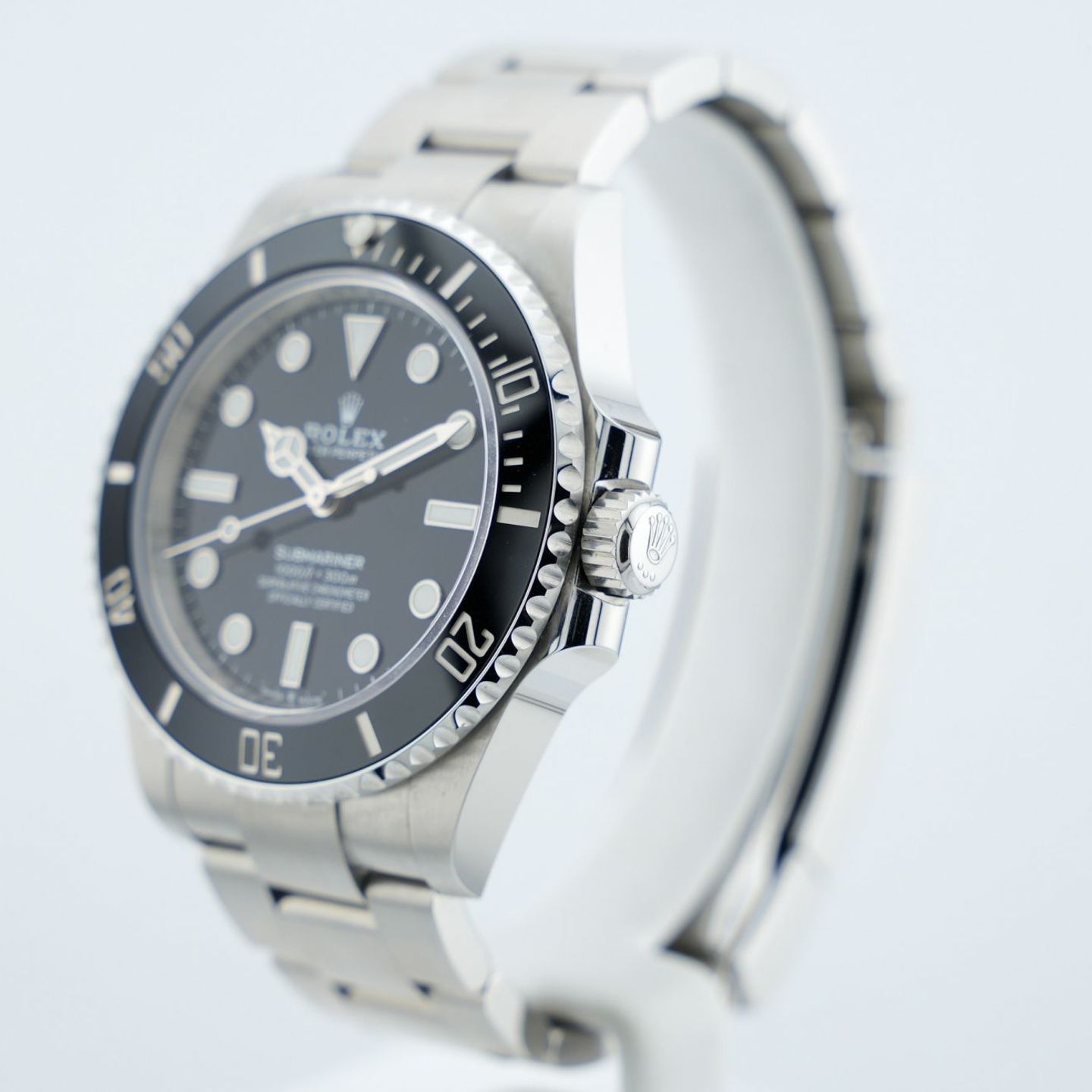 Rolex Submariner No Date 124060 (2022) - Zwart wijzerplaat 41mm Staal (2/8)