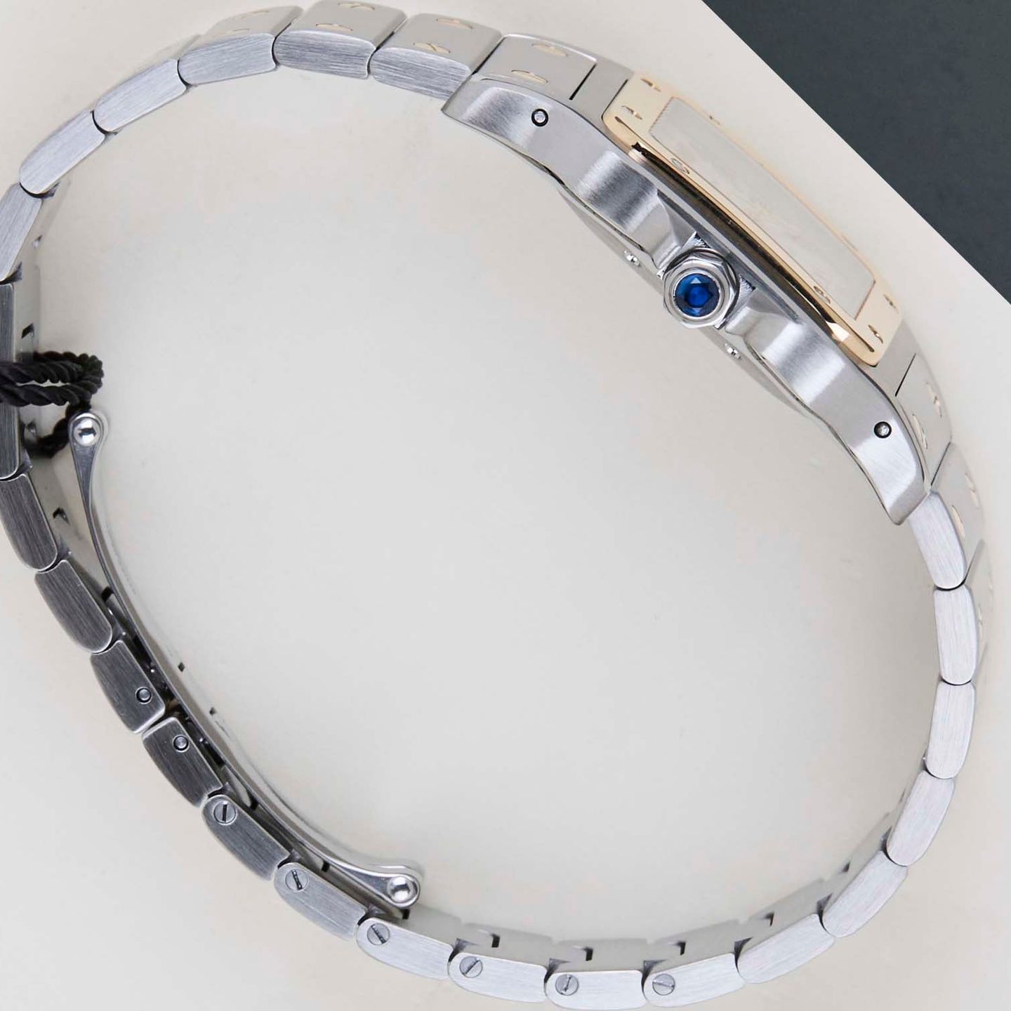 Cartier Santos Galbée 2319 (2001) - Zilver wijzerplaat 29mm Staal (7/8)