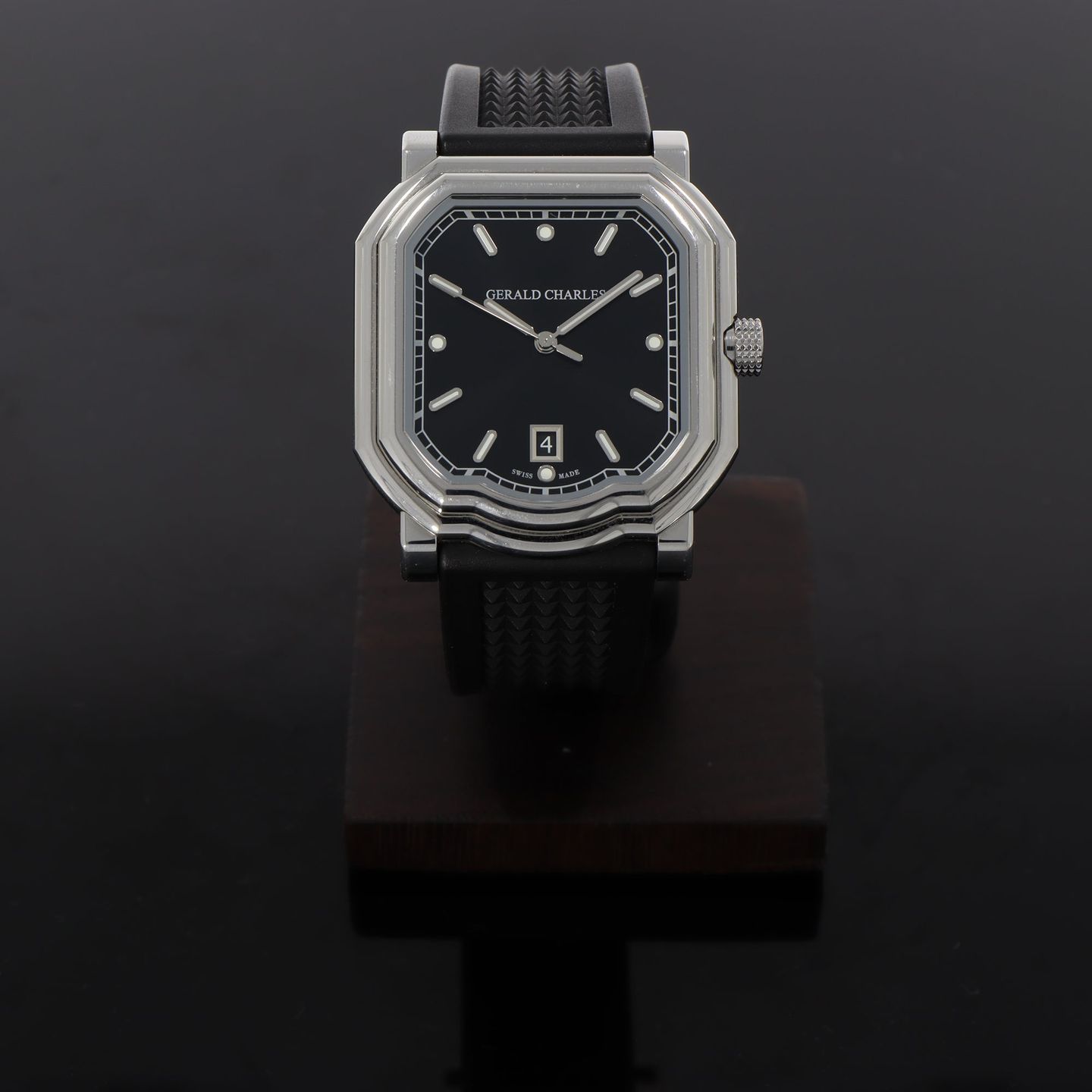 Gerald Charles Unknown GC20A02 (2022) - Black dial Unknown Steel case (6/8)
