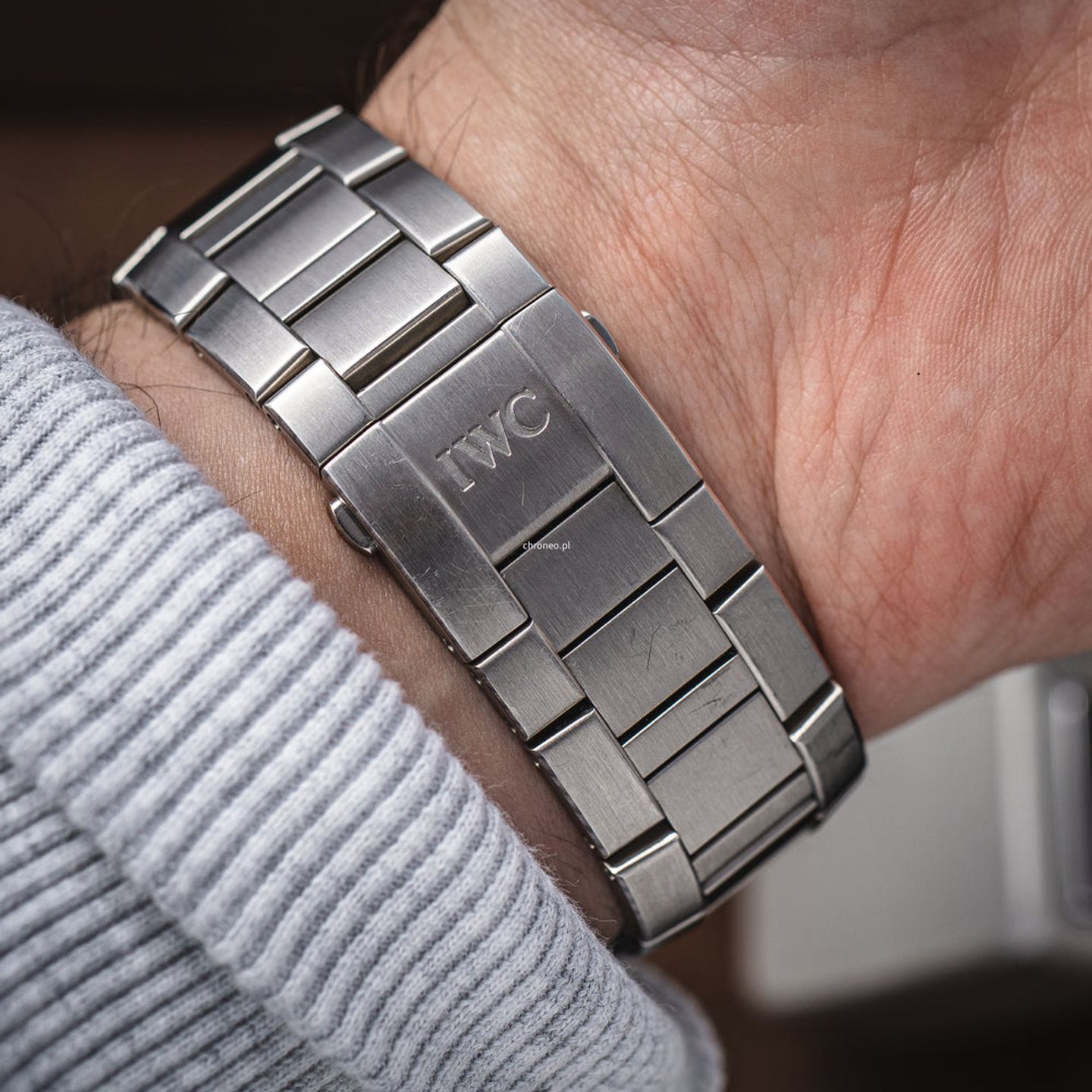 IWC Aquatimer Chronograph IW376710 (Unknown (random serial)) - Blue dial 44 mm Steel case (6/8)